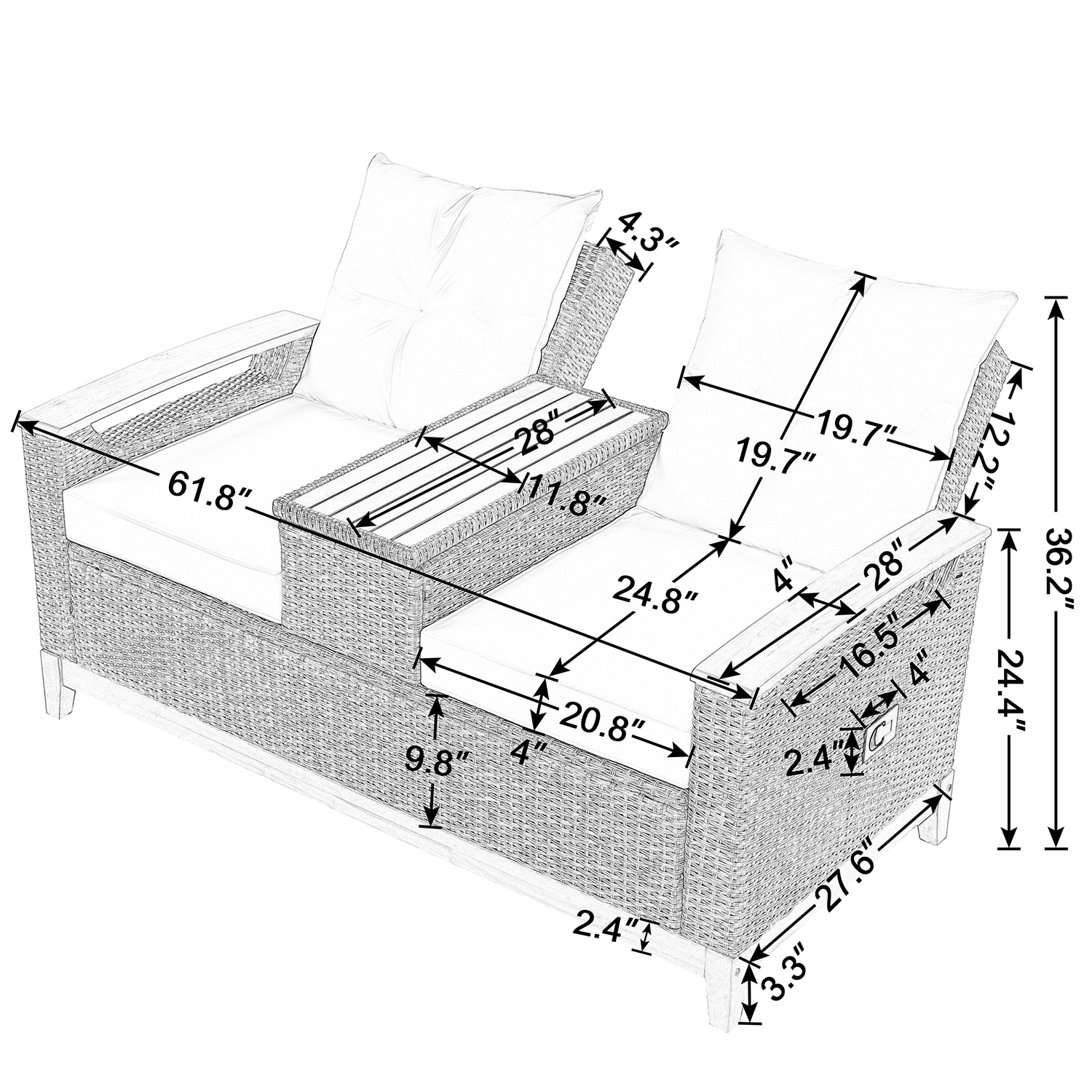 SINOFURN SYA020118BG Patio-Sofas-Daybeds - View #19