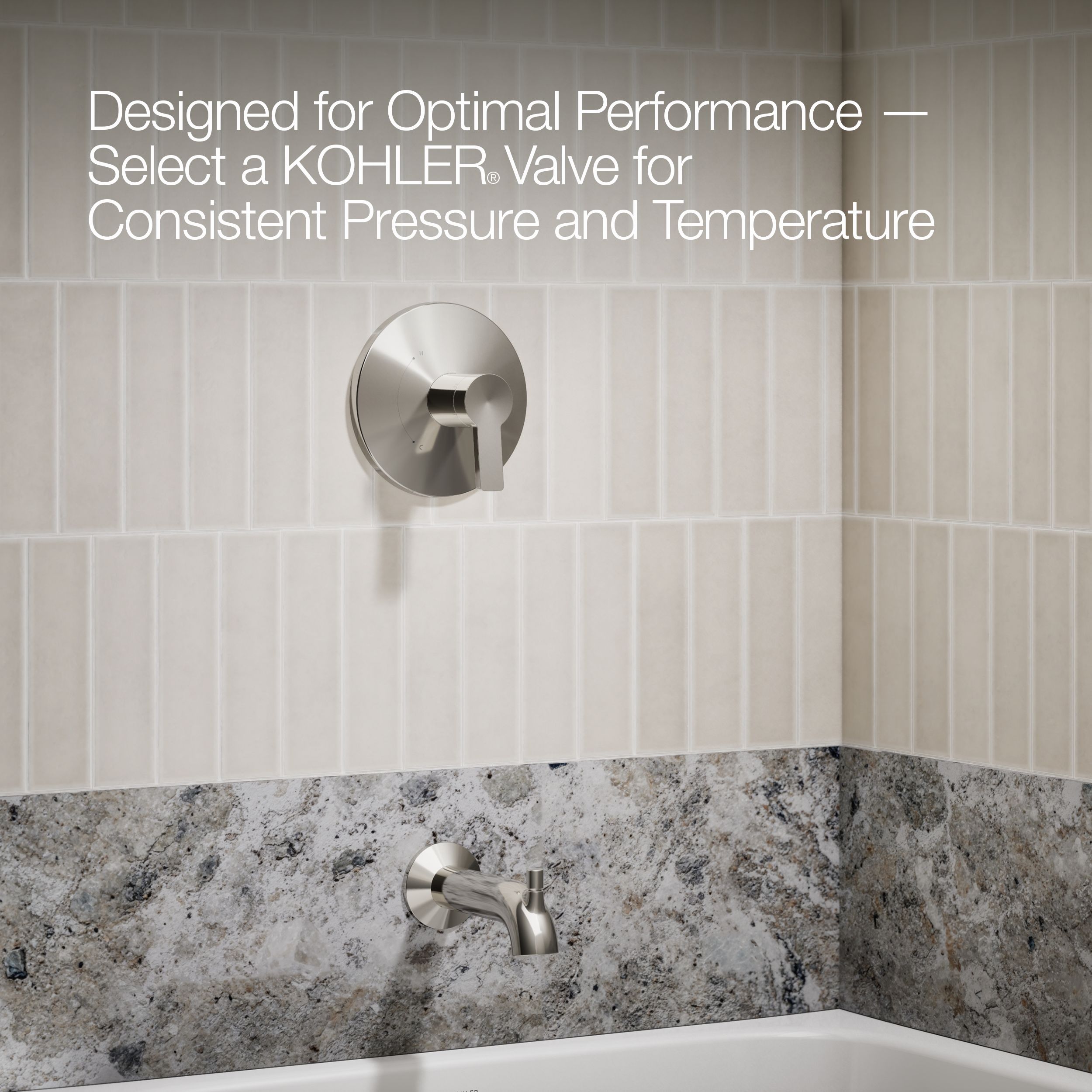 KOHLER REC28734-4G-SN Tub-Shower-Faucets - View #6