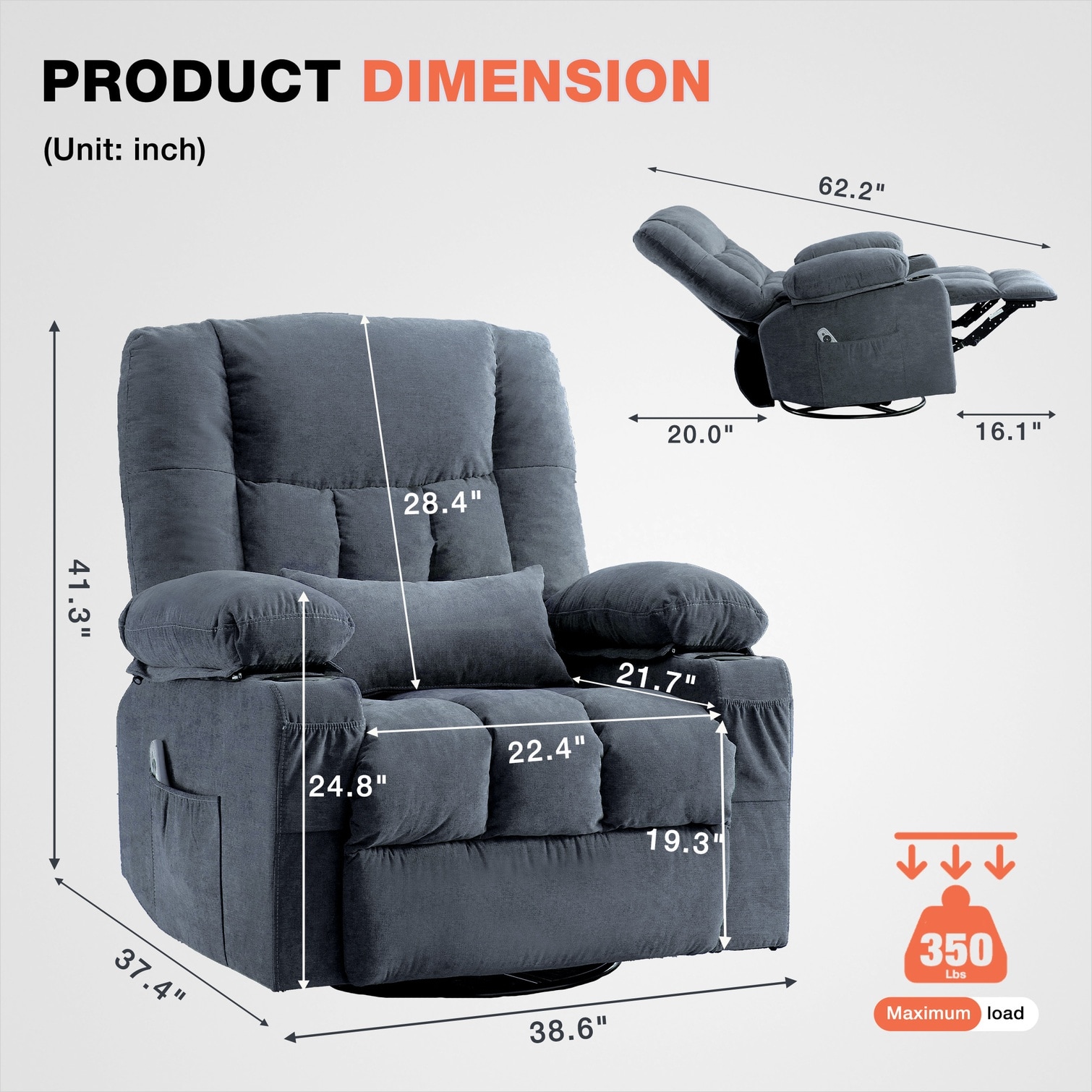 Naturefalls 9MV2CF7DQPLW recliners - View #2