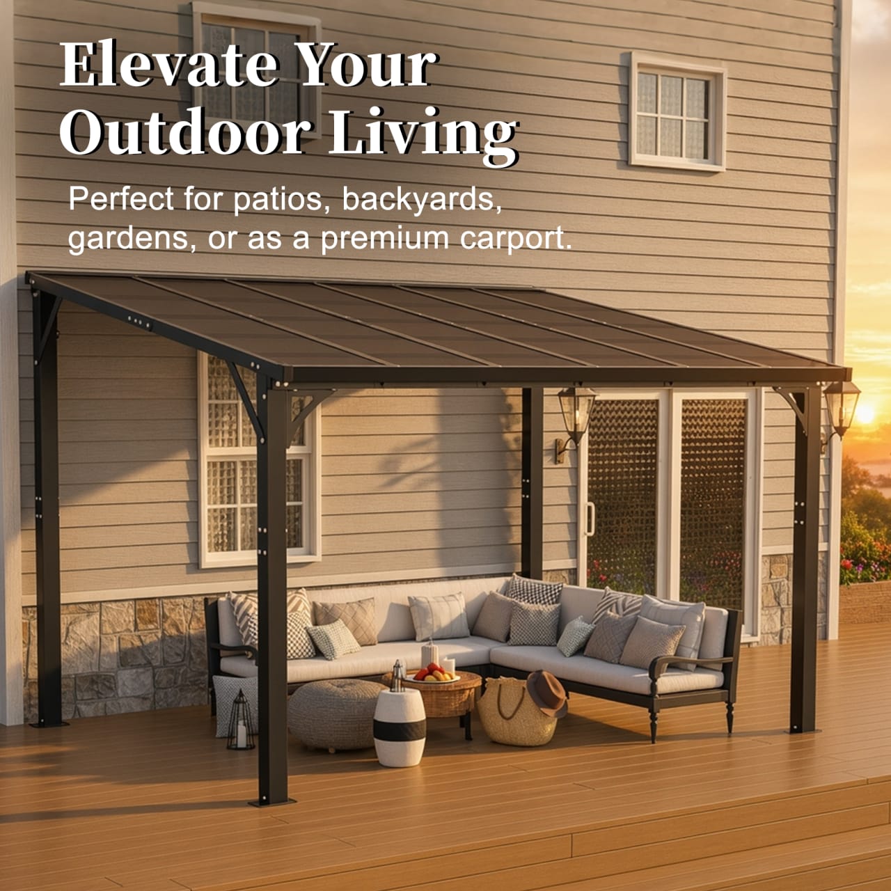 Vynxaria LS0504-5S00155A Wood-Resin-Gazebos - View #3