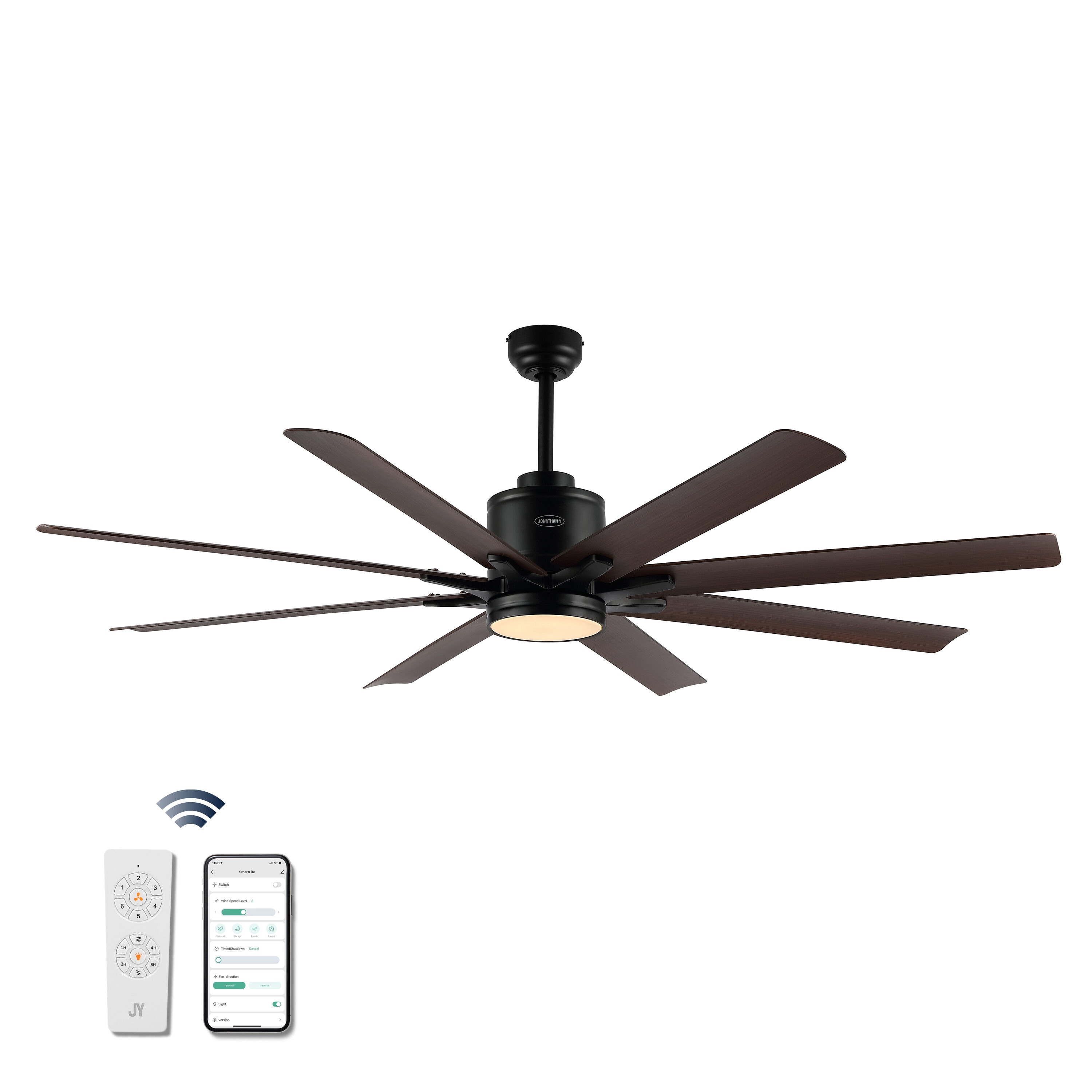 JONATHAN  Y JYL9713B Ceiling-Fans - View #2