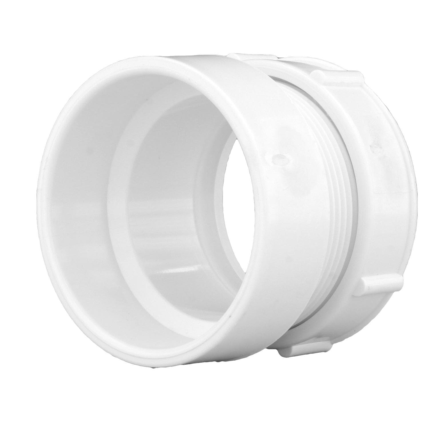Charlotte Pipe -  Schedule 40 2 in. Hub X 2 in. D Hub PVC Trap Adapter 1 pk