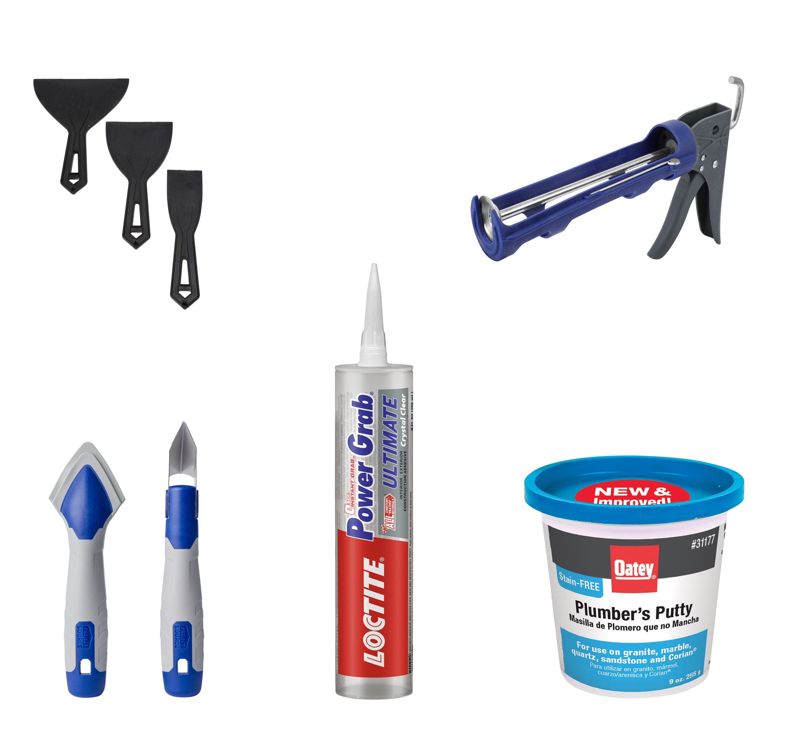DS-3PK) Multi-Pak-3 Celcon Plastic Putty Knives: 1-1/2, 3, 6, Carded »  ALLWAY® The Tools You Ask For By Name