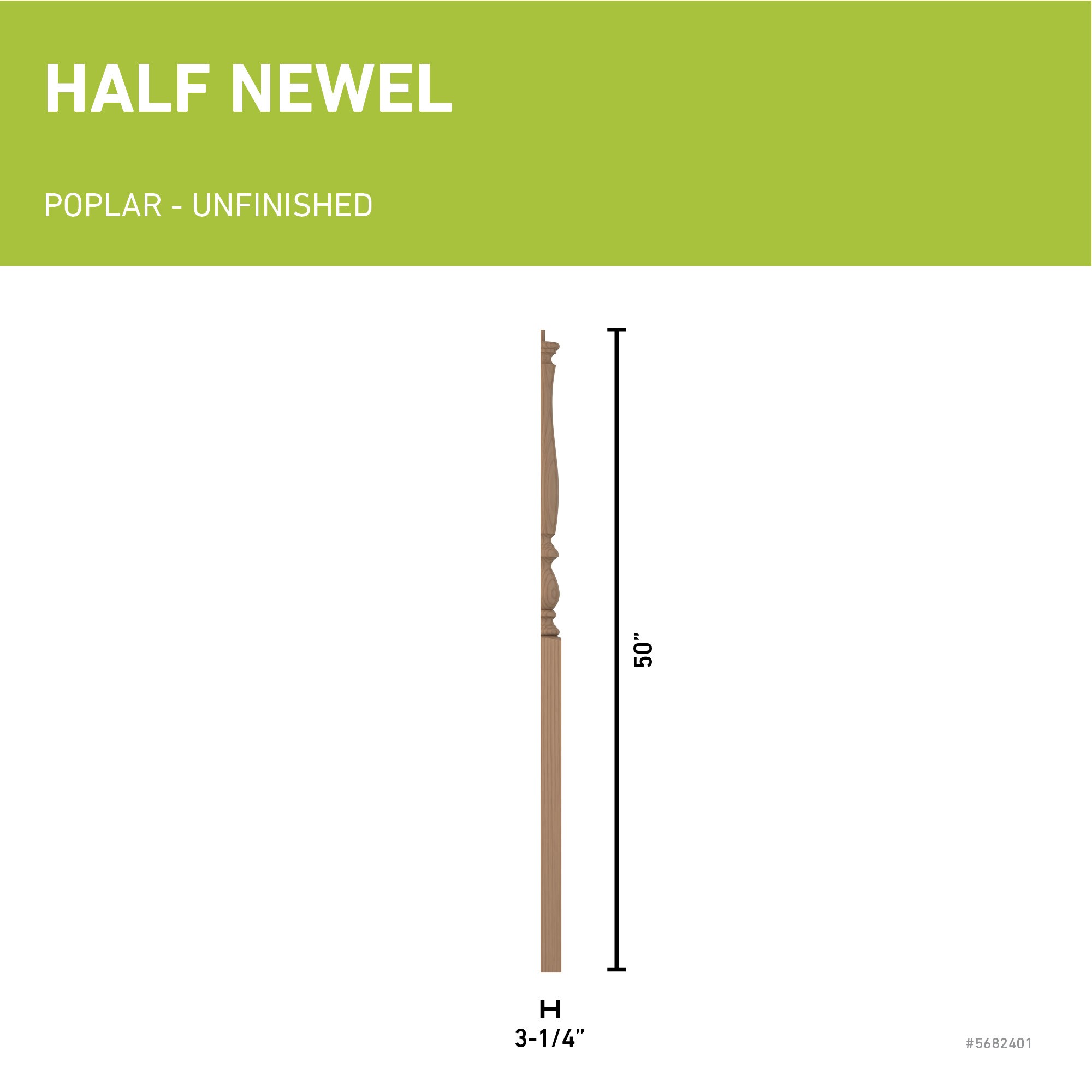 L.J. Smith Stair Systems LJP-3914 1-2-P Interior-Stairpart-Newel-Posts - View #3