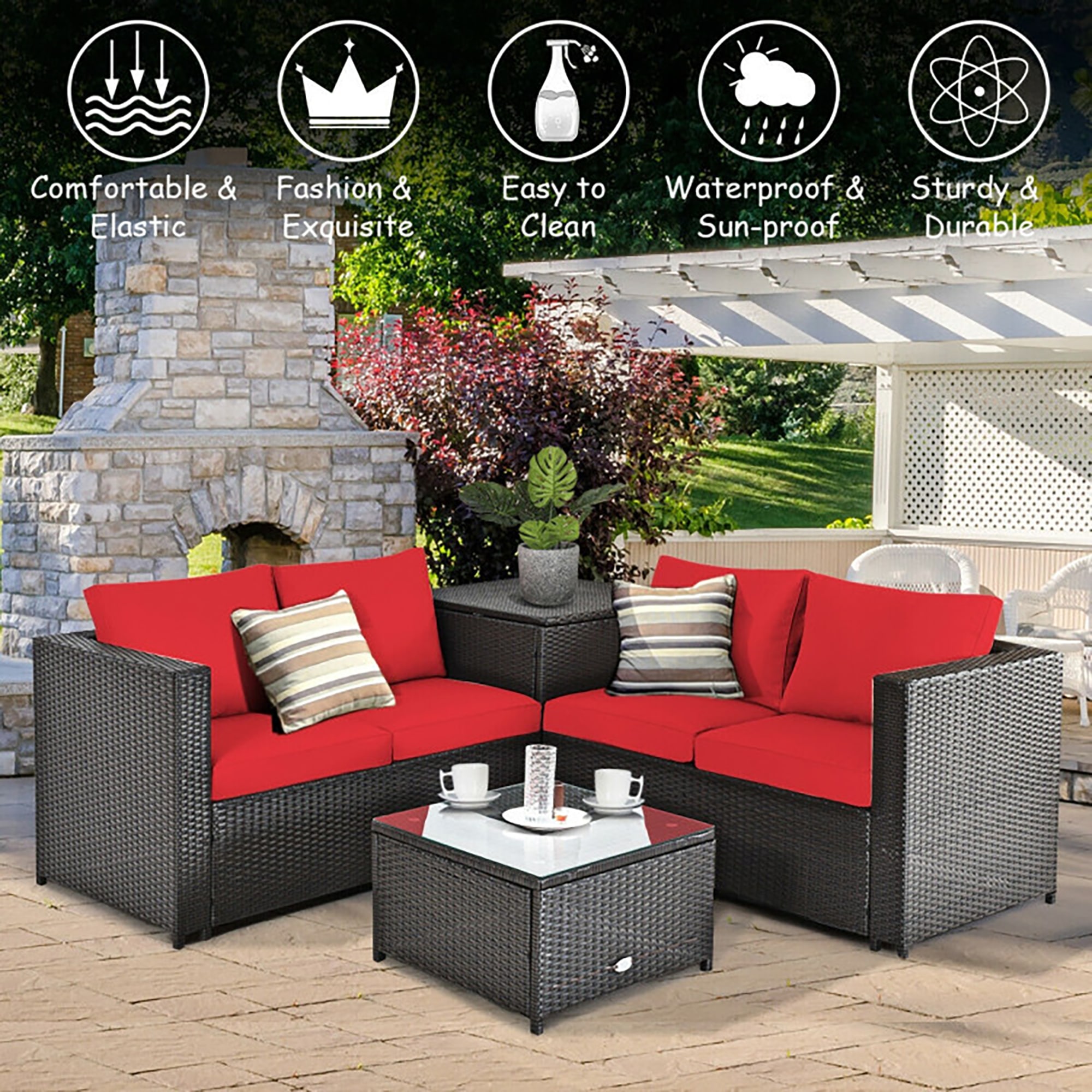 CASAINC HX-KX-004BLK Patio-Conversation-Sets - View #10
