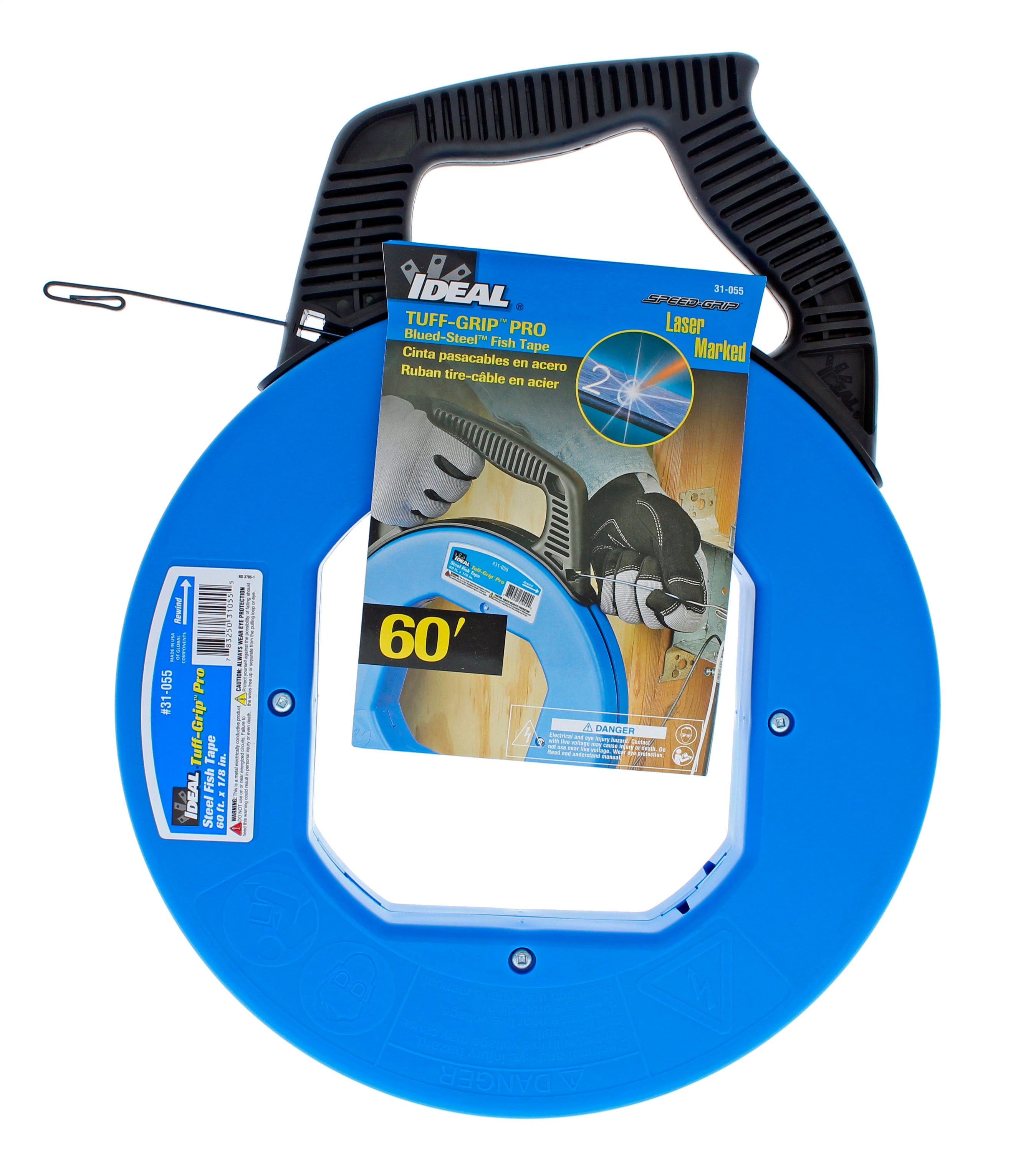 IDEAL 60-ft Steel Fish Tape in the Fish Tape & Poles department at