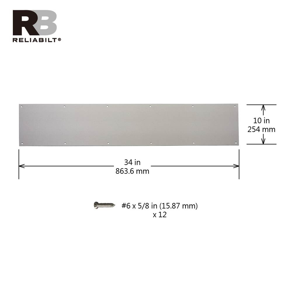 RELIABILT 32341SSDLG Entry-Door-Kick-Plates - View #4