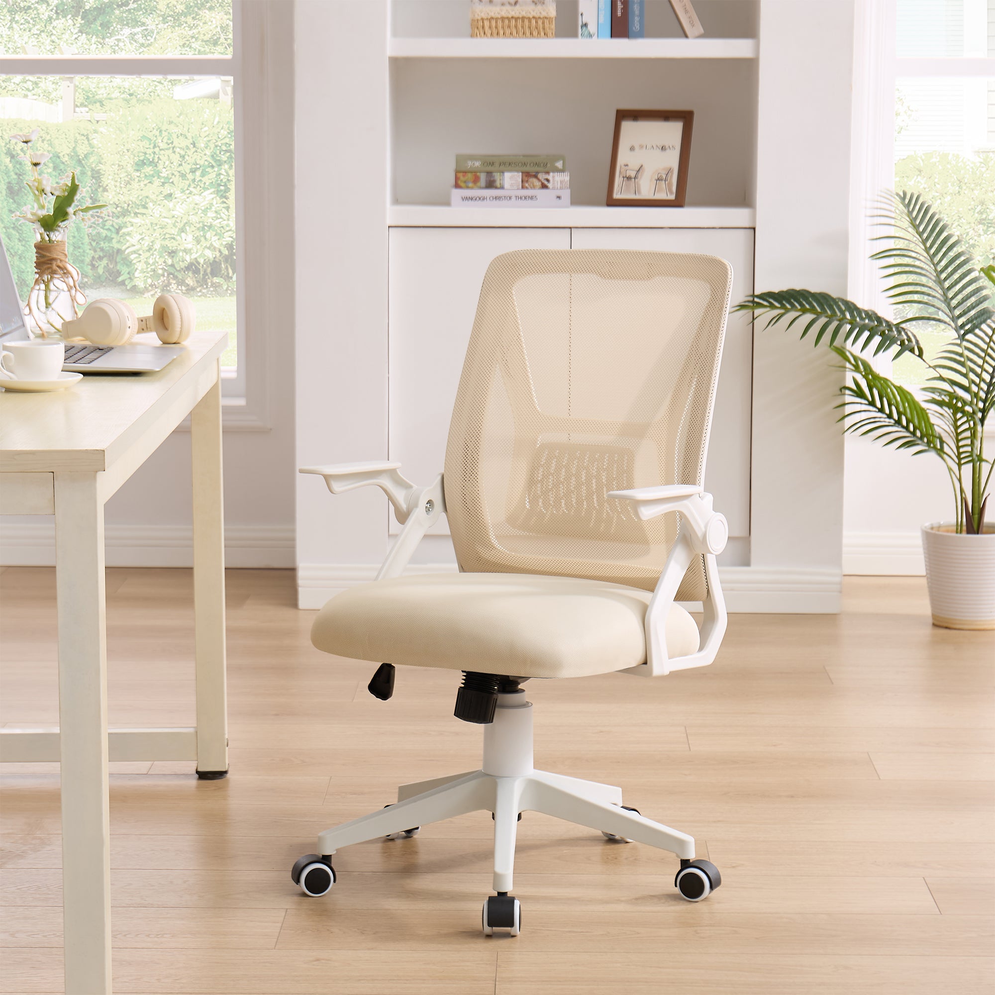 Vecelo LOE-OC01-BGE Office-Chairs - View #2