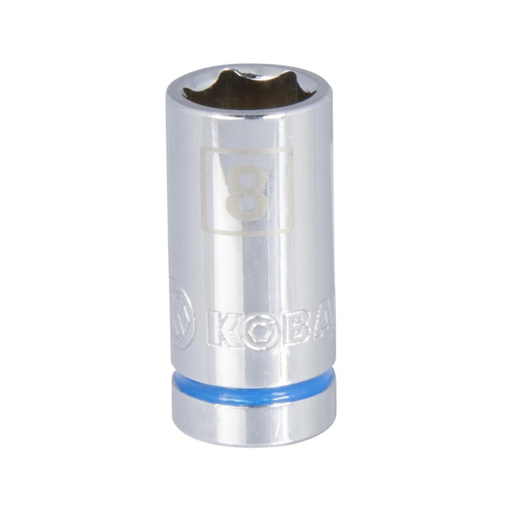 Kobalt 89940 Metric 1/4-in Drive 12-point 8-mm Shallow Socket