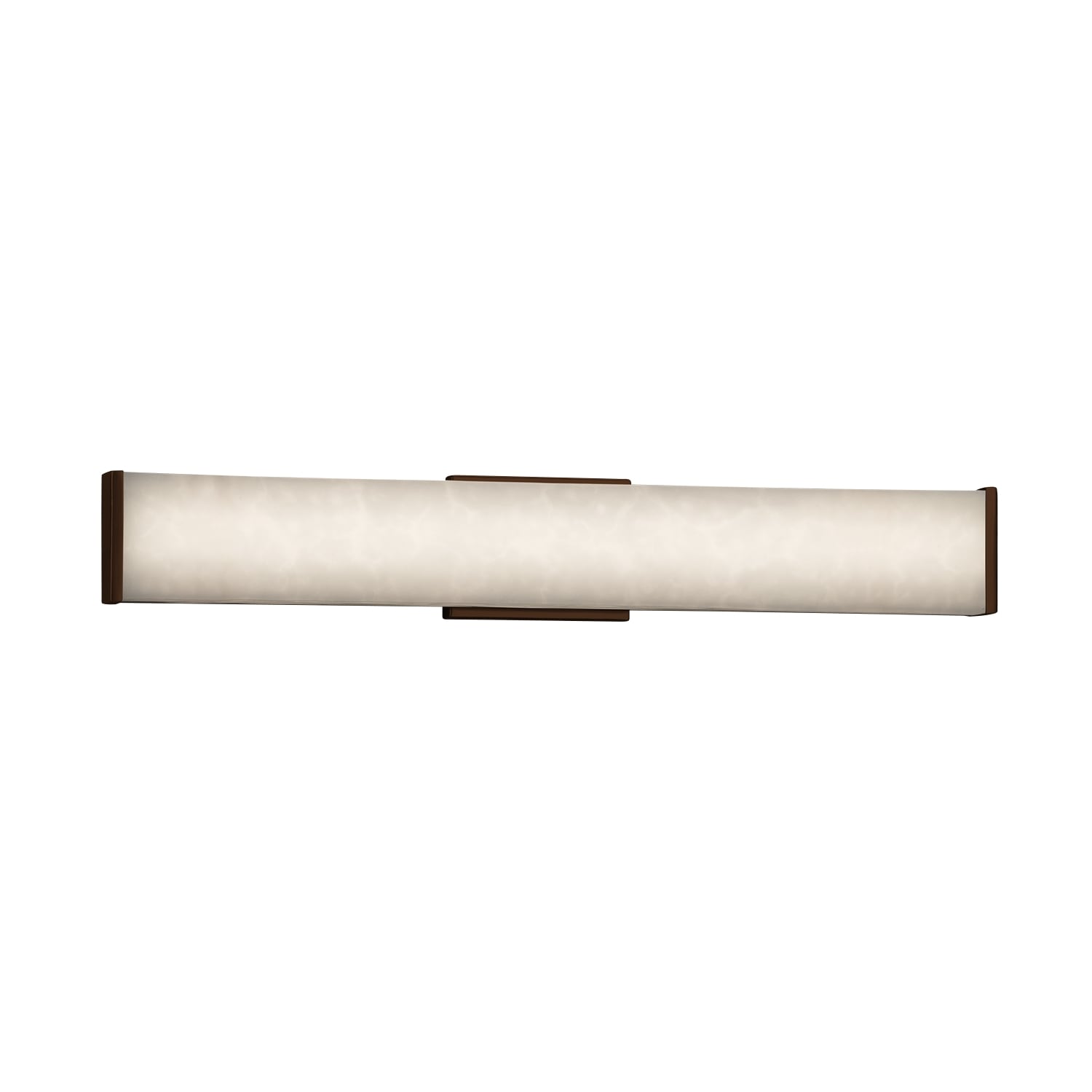 Justice Design Group CLD-8605-DBRZ Clouds 28.5-in 1-Light Dark Bronze LED Transitional Vanity Light