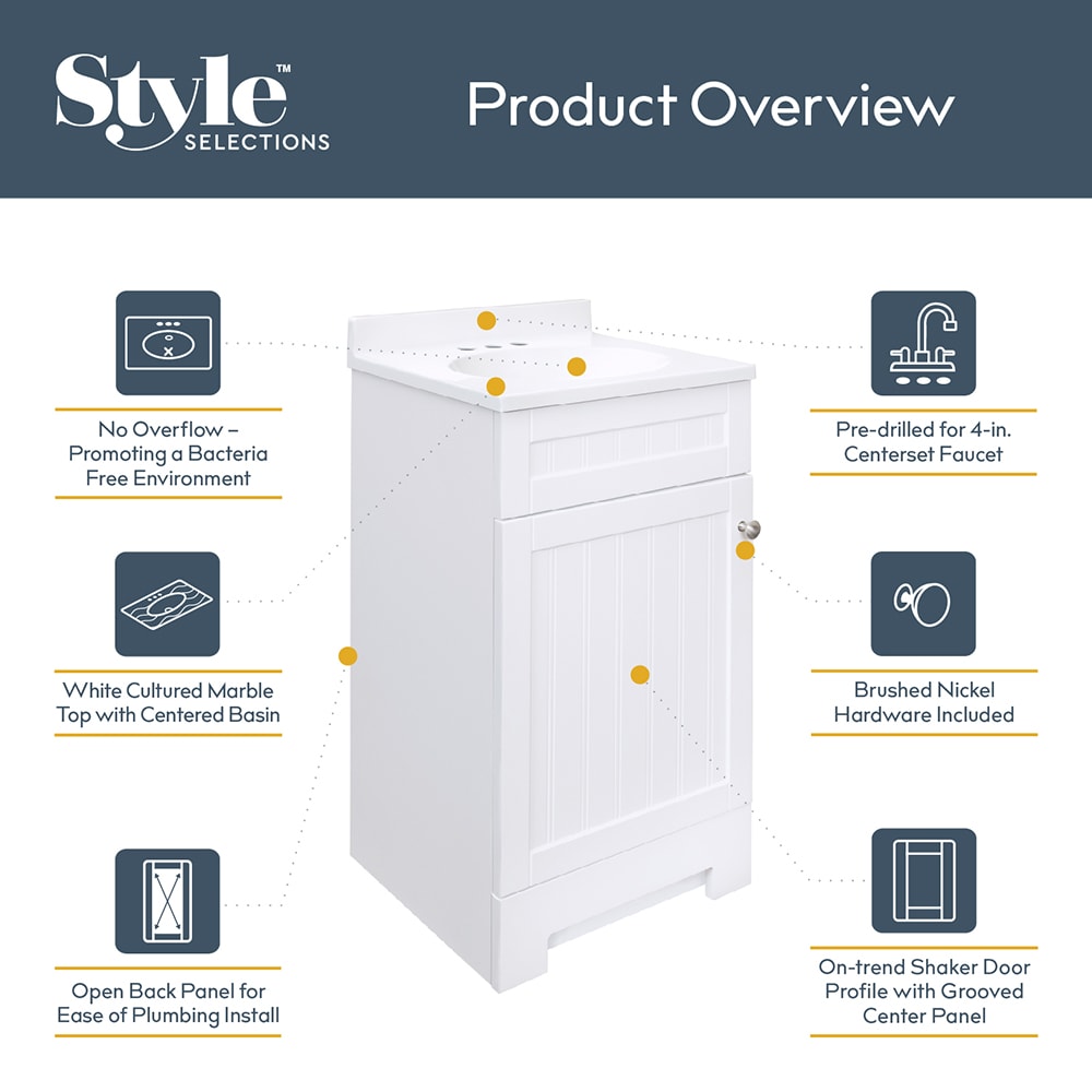 Style Selections C22118-SS Bath-Vanity-Combo - View #5