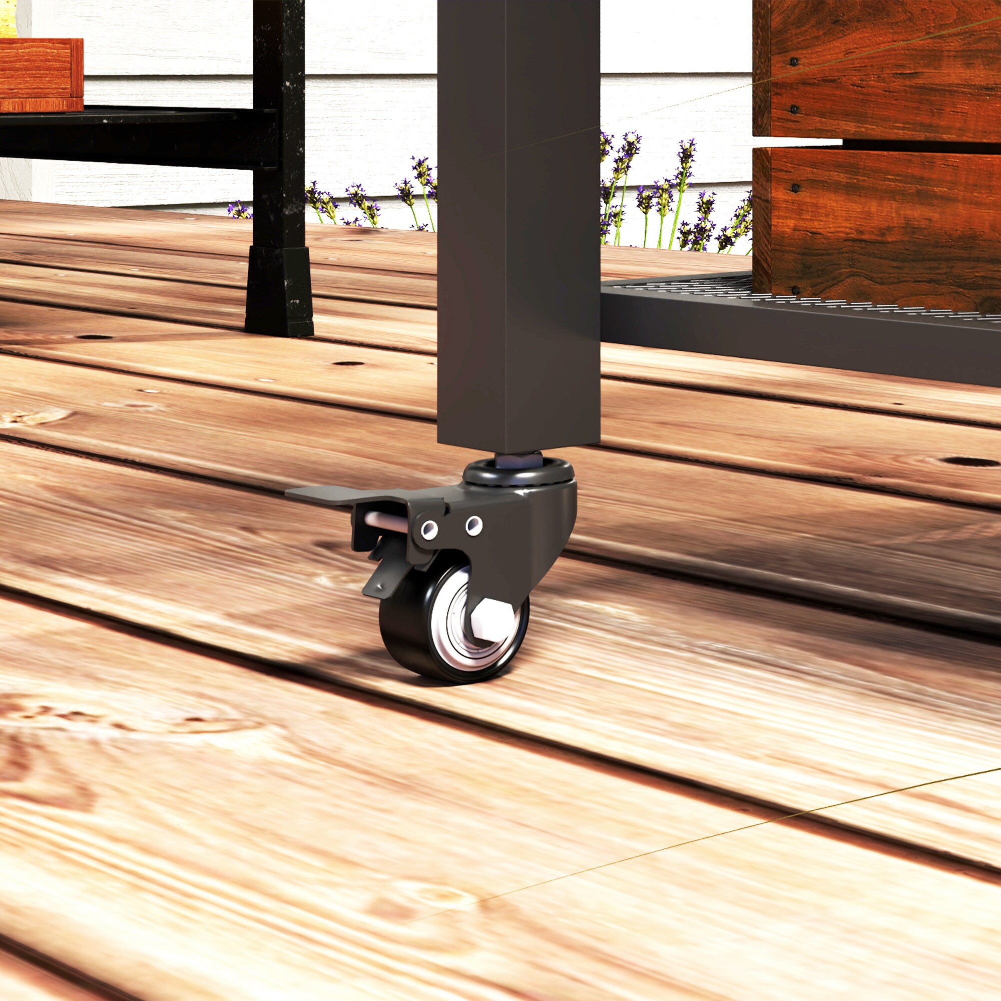 Outsunny 846-160V00BK Grill-Carts-Grill-Stands - View #7