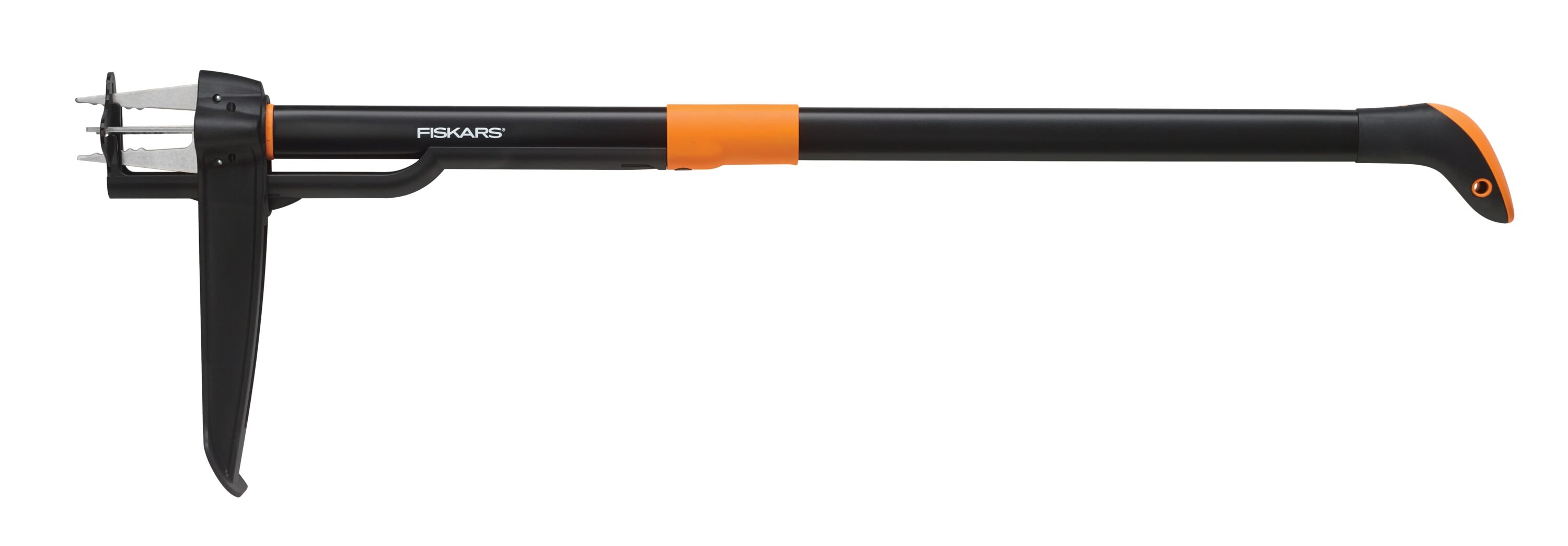 Fiskars Deluxe 4 Claw with Eject Long-handle Tool Weeder