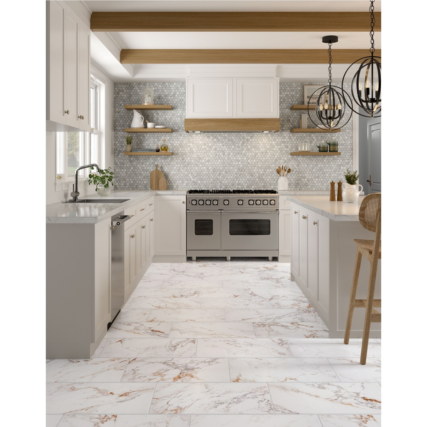 STAINMASTER SM5015HEXXTMTLW Ceramic-Tile - View #12
