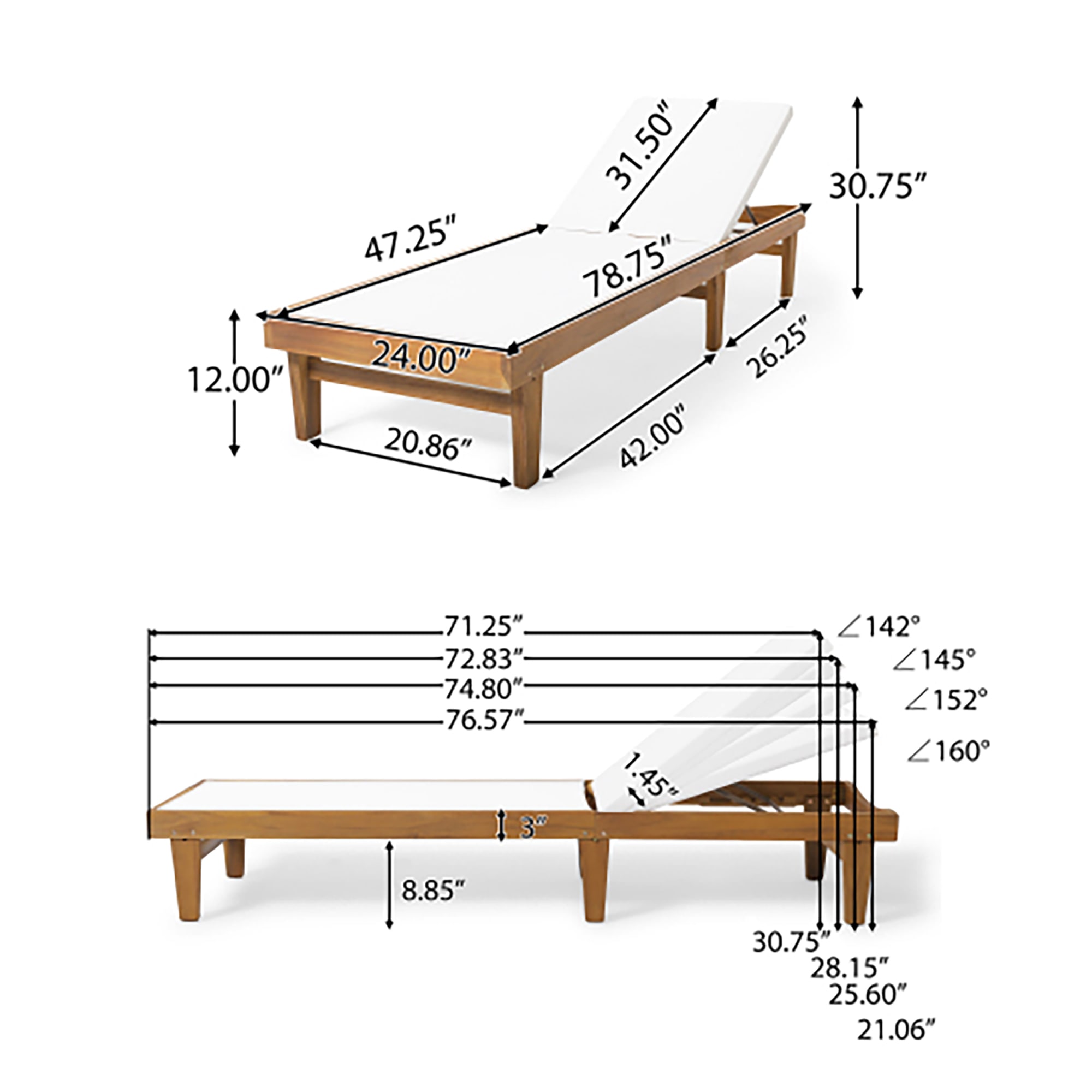 CASAINC CA-2SCWSDG Patio-Conversation-Sets - View #4