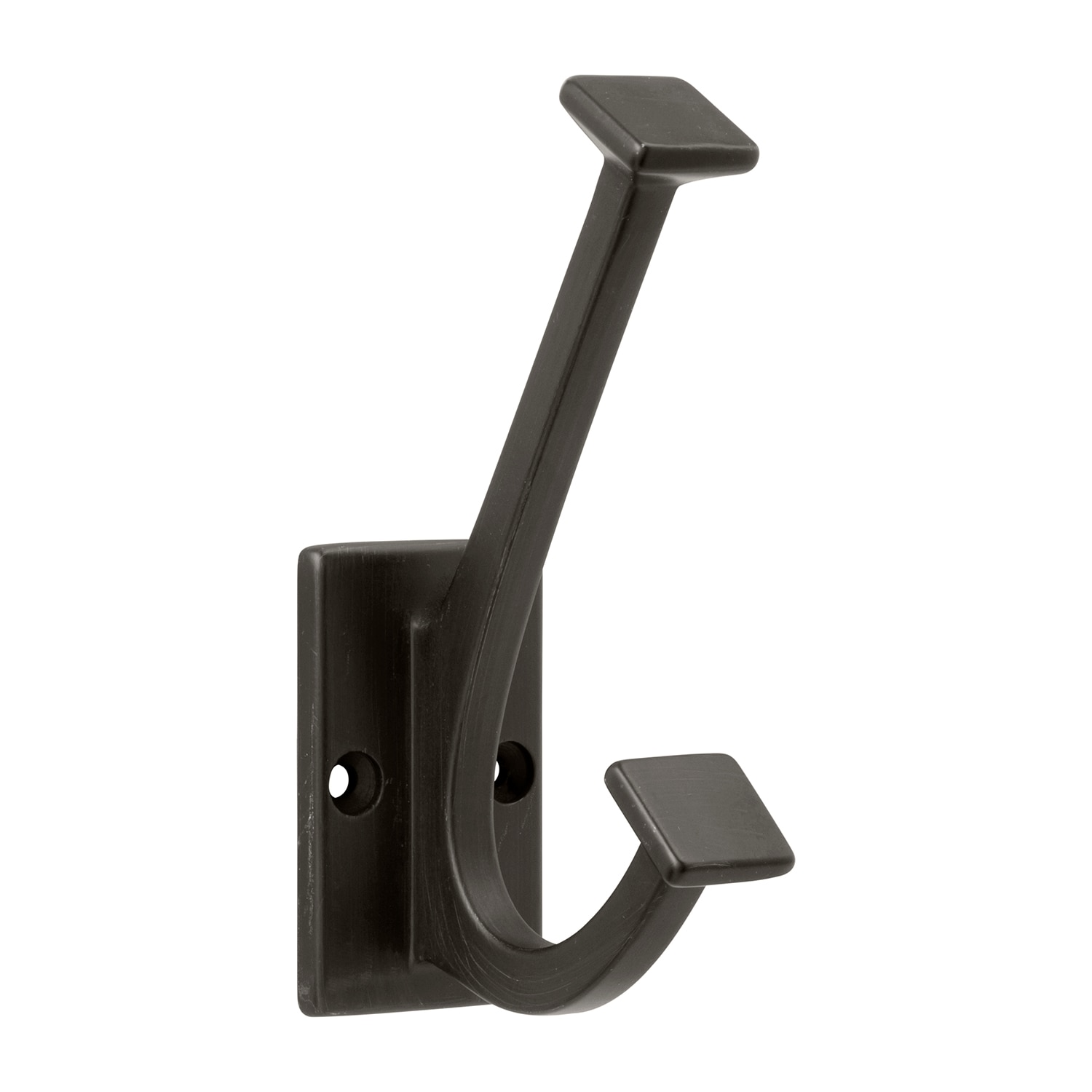 Hickory Hardware H077192-VB 1 -Hook 1.5-Inches x 4.88-Inches H Vintage Bronze Decorative Wall Hook ( 35-lbs. Capacity)