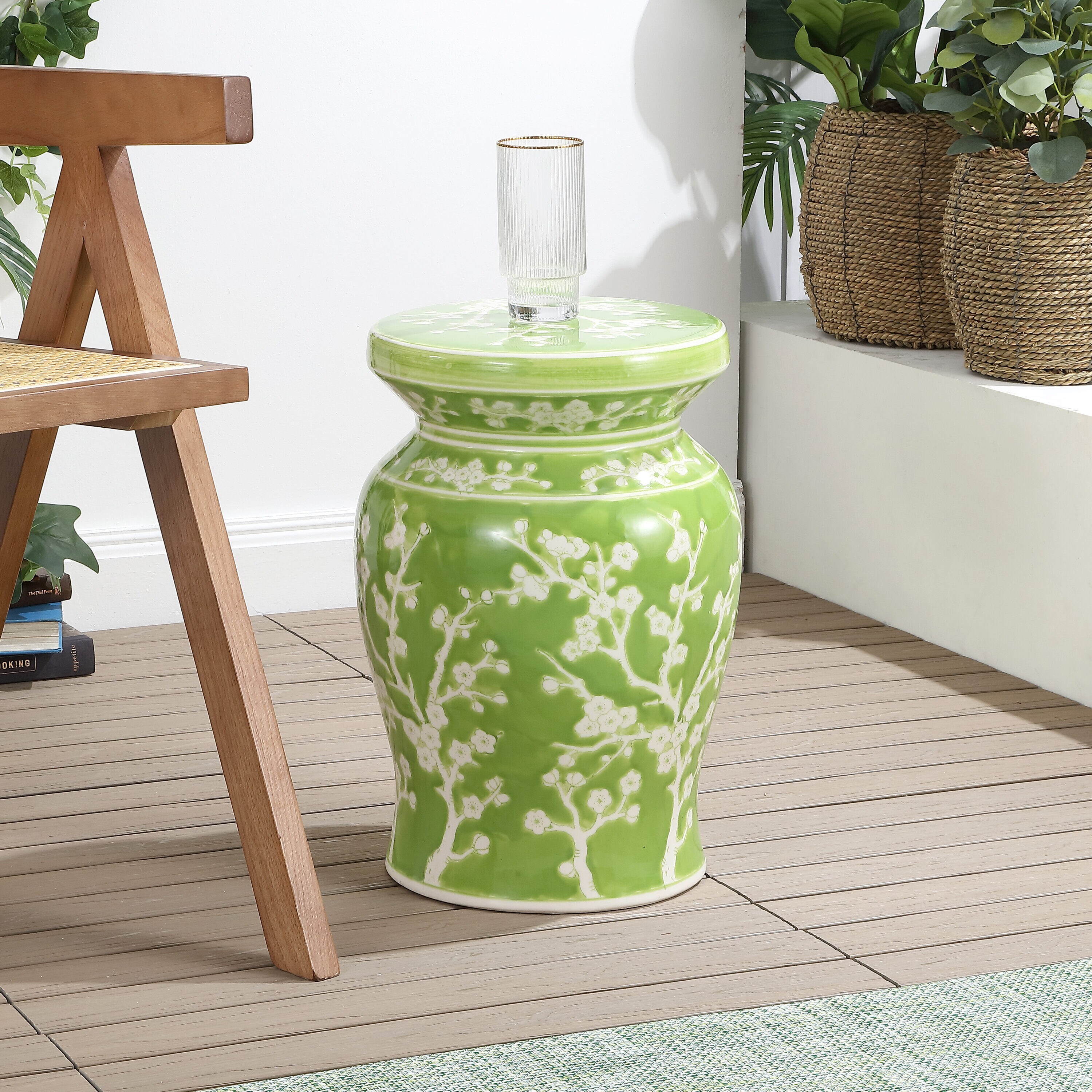 Lowes ceramic garden stool discount