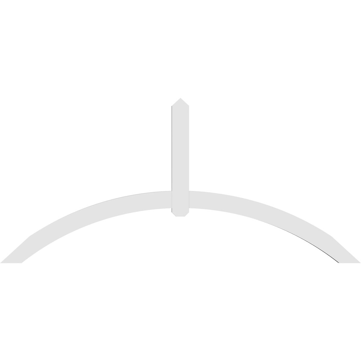 Ekena Millwork GBP084X39X0204ARC00 Exterior-Brackets-Braces - View #4