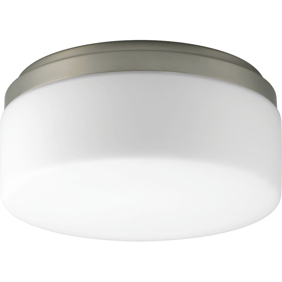 Progress Lighting P350076-009-30 Maier LED 1 -Light 9.06-in Brushed Nickel Integrated LED Flush Mount Light