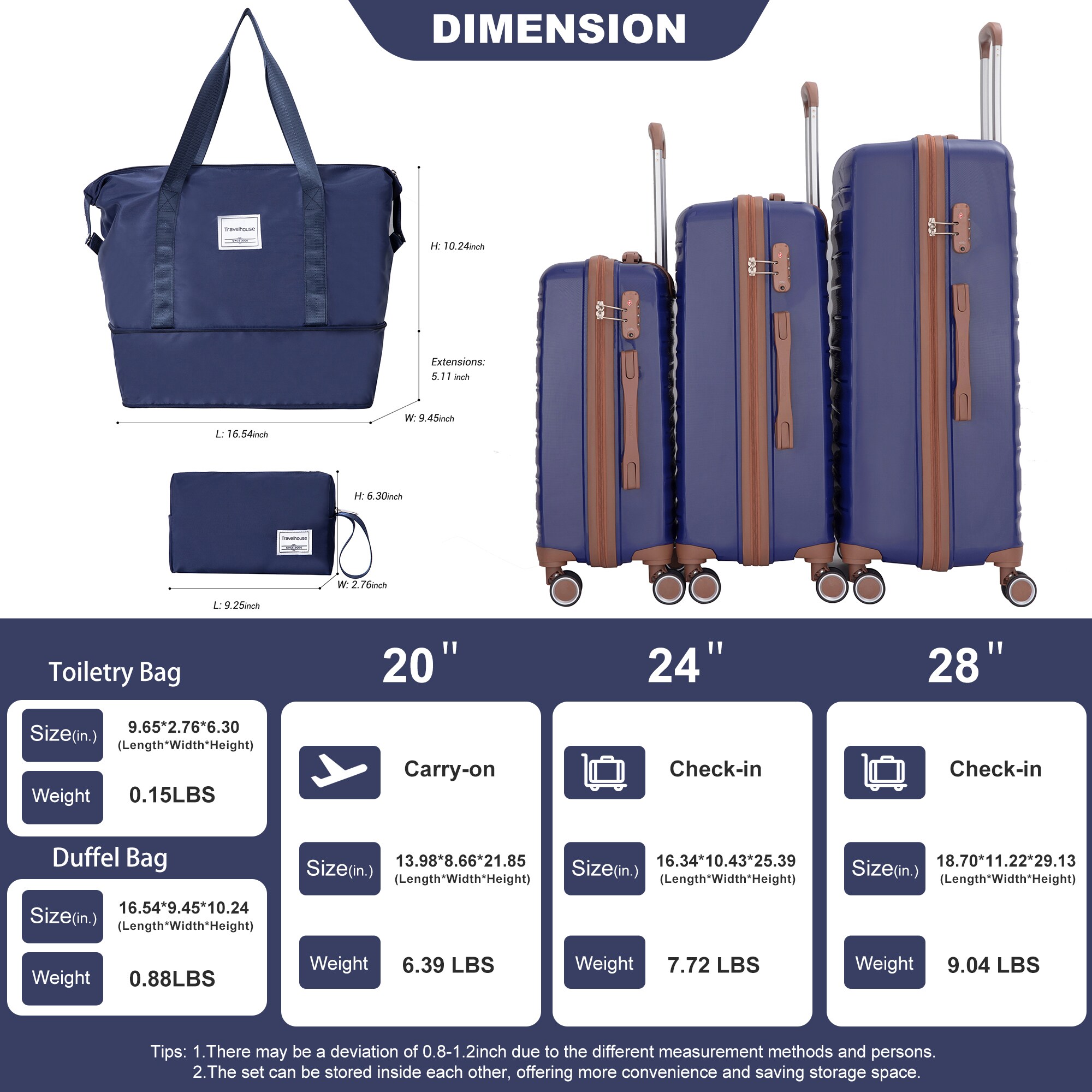 SINOFURN SYD9400001NY Luggage-And-Luggage-Sets - View #11
