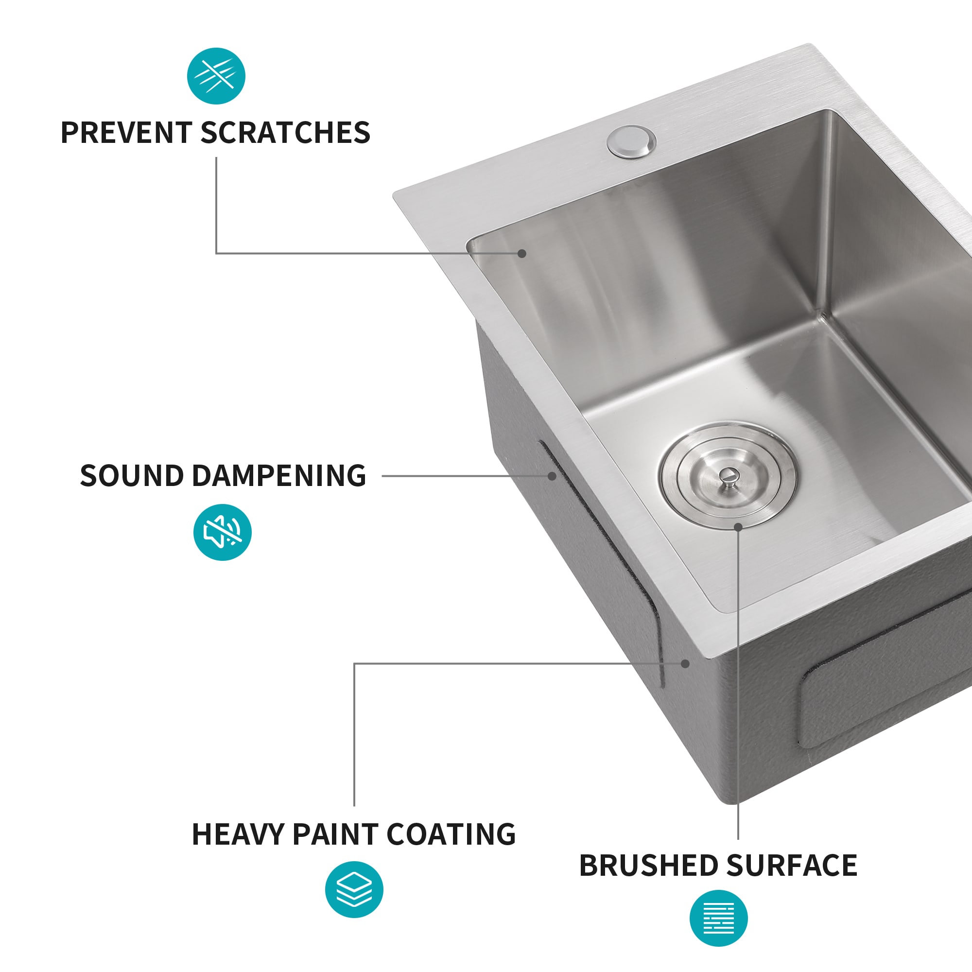 LIVIZA TLG-SS222947 Kitchen-Sinks - View #8