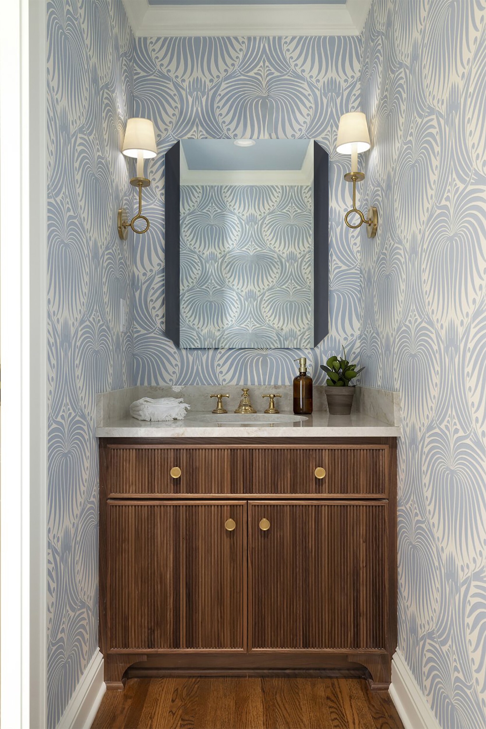 Decor Wonderland DW497BS Framed-Bath-Mirrors - View #3