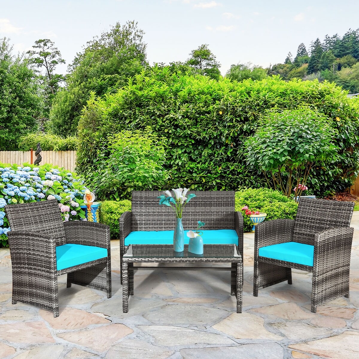 Forclover HYFAS01TU Patio-Conversation-Sets - View #10