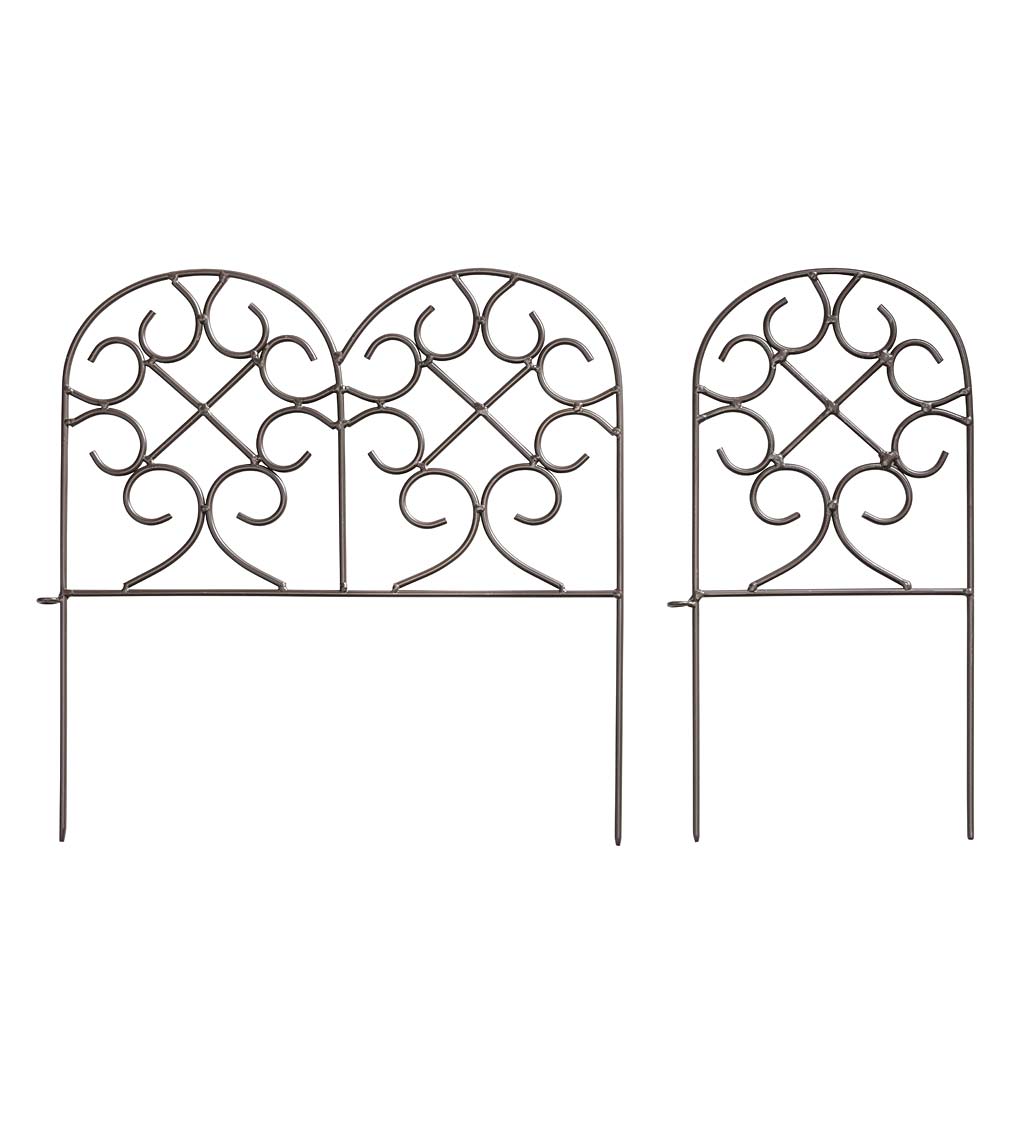 Evergreen 50325 10.5-ft x 10.25-in Black Steel Landscape edging section