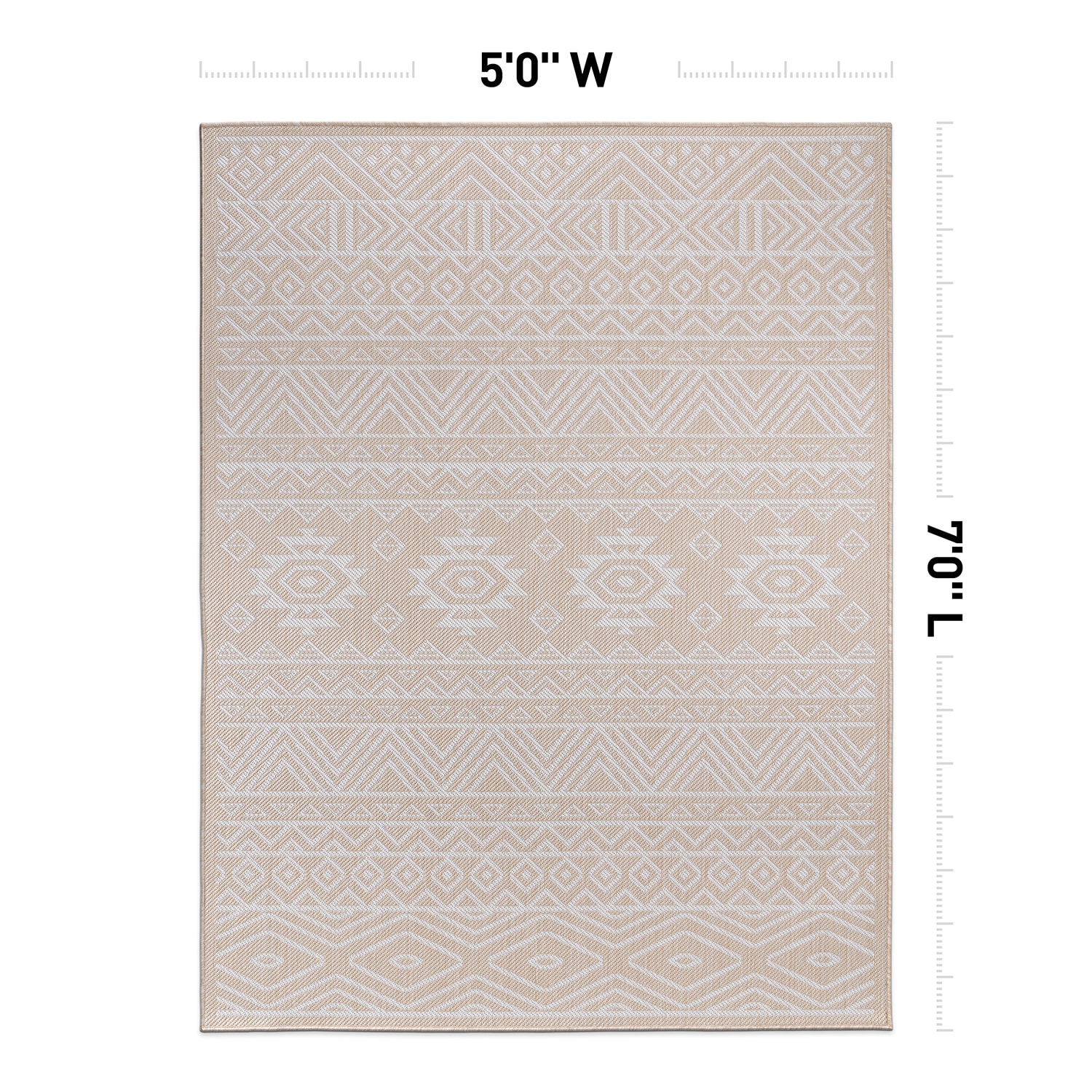 World Rug Gallery 124NATURAL5X7 rugs - View #3