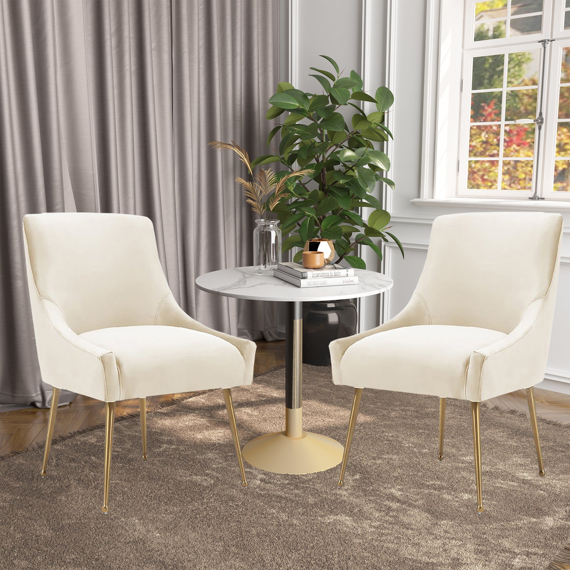 Boyel Living HFSN-700BEIGE Dining-Chairs - View #3