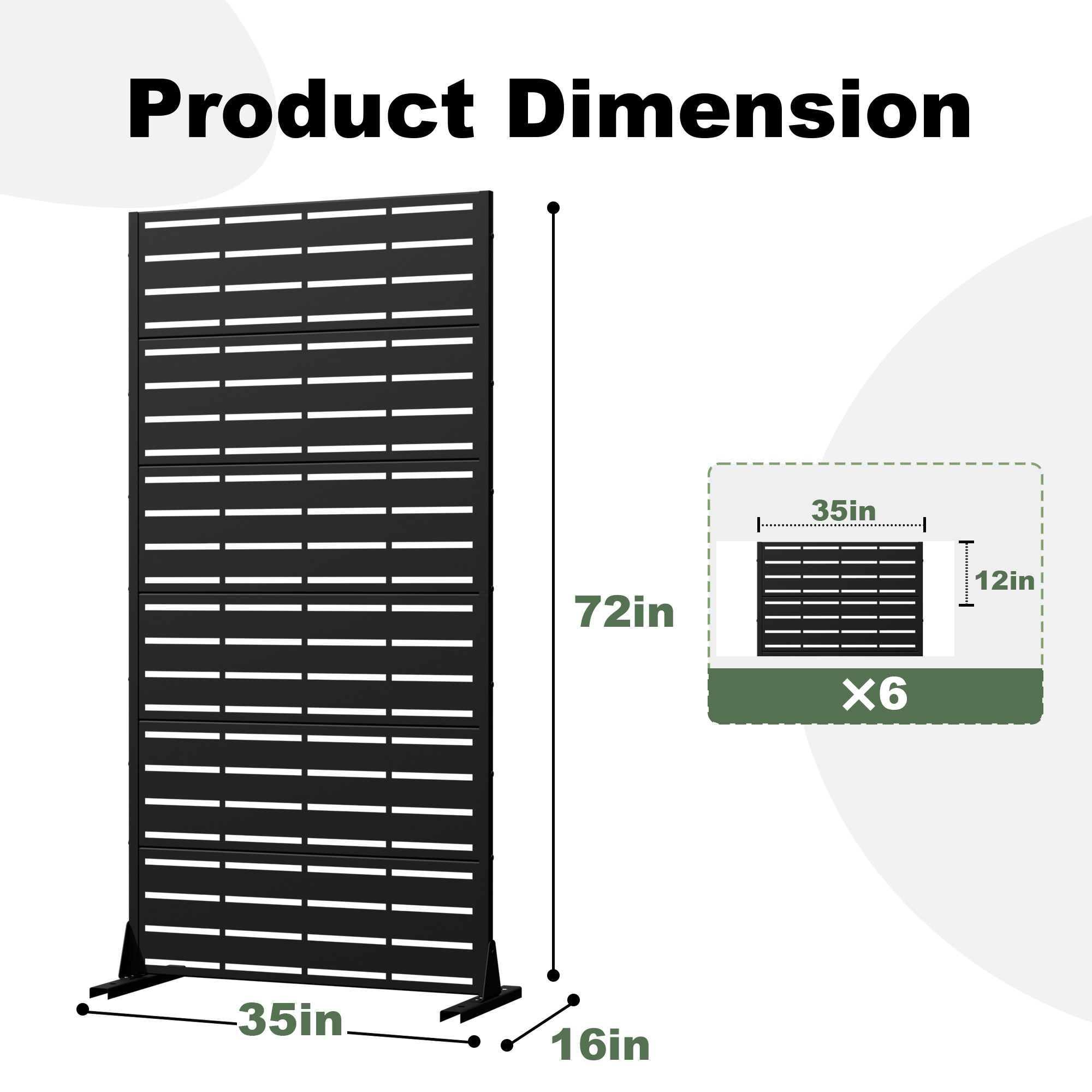 Lirago L20609-604A13 Outdoor-Privacy-Screen - View #3