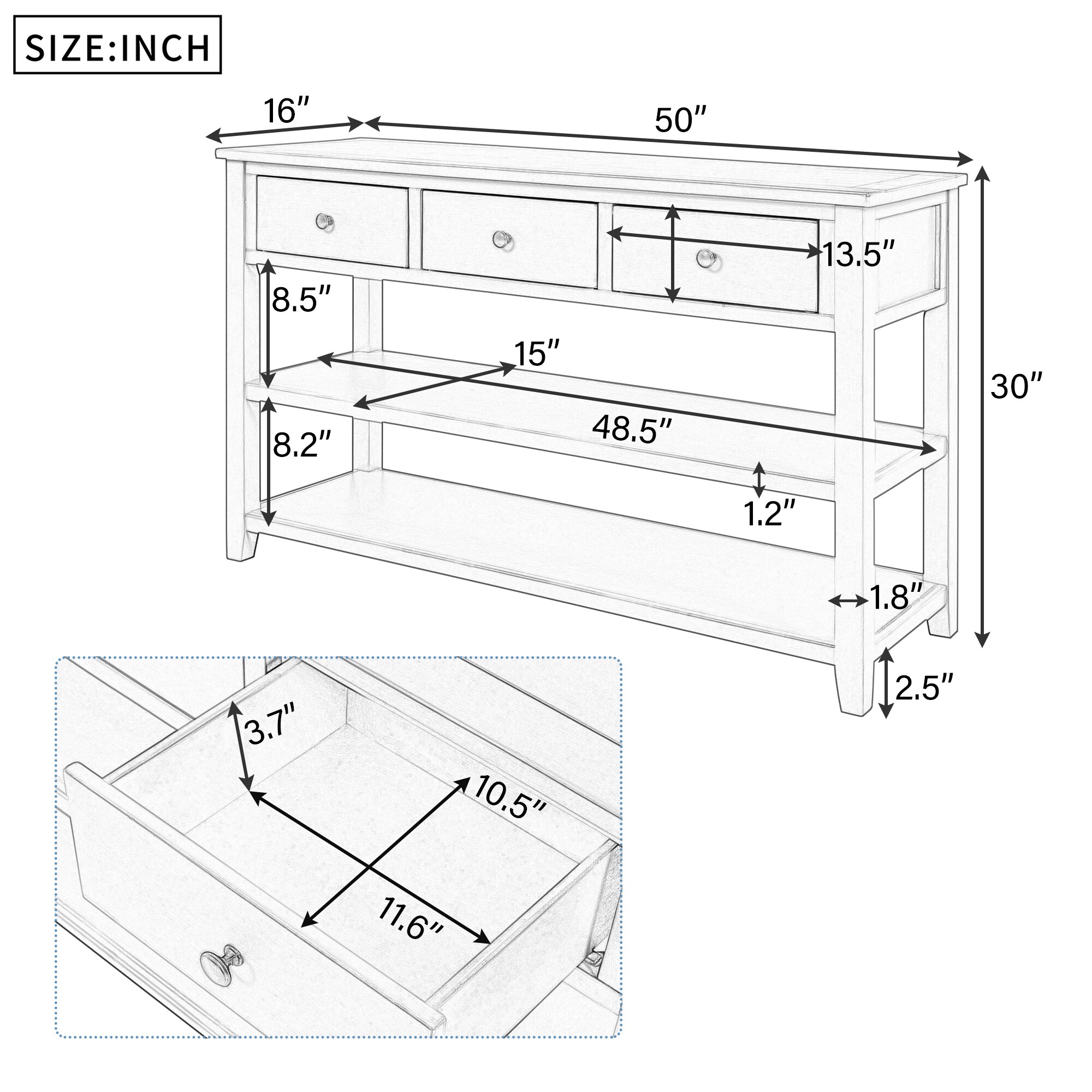 AHIOU HOME ZAAH-CT199598P Console-Sofa-Tables - View #11