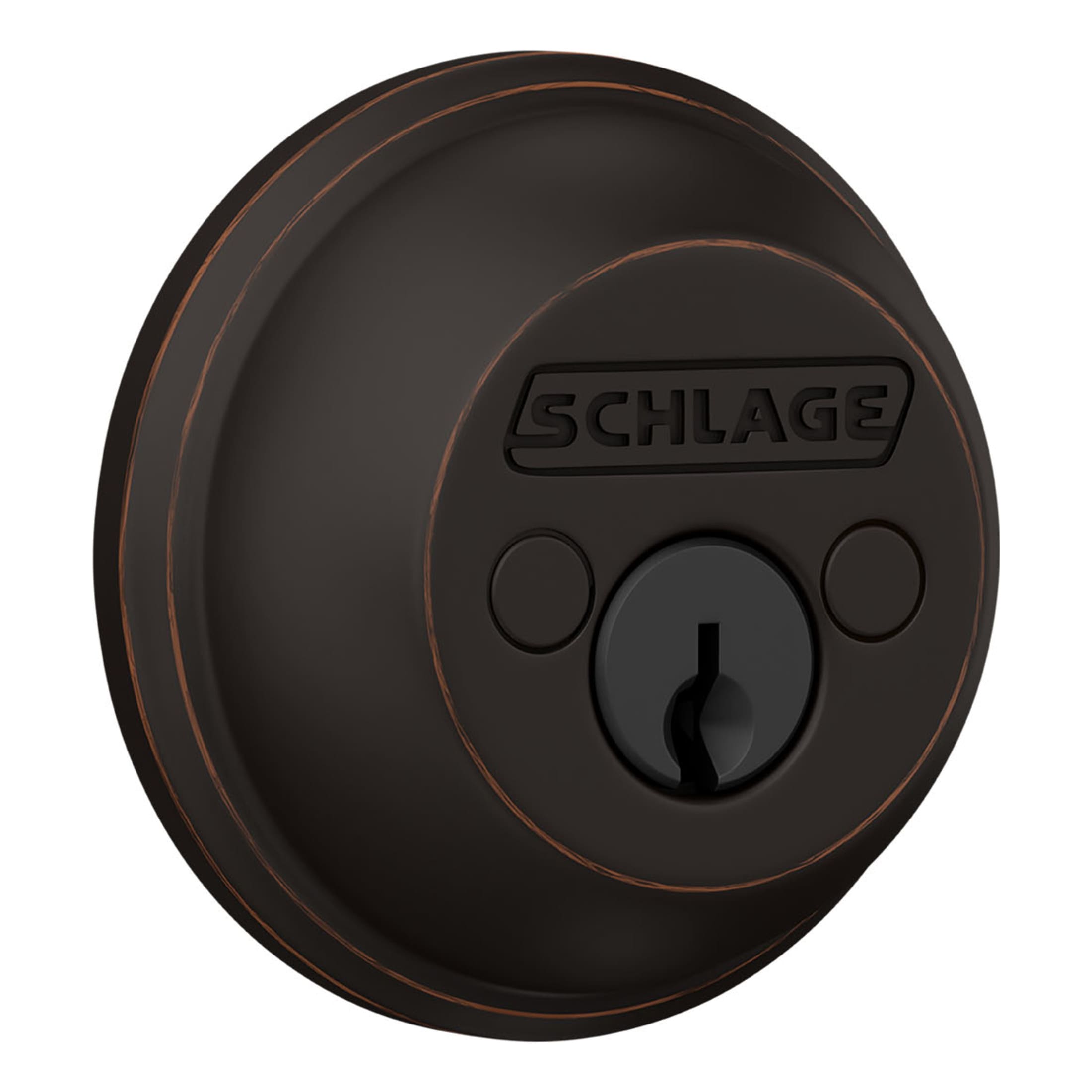 Schlage Aged Bronze Double Cylinder Deadbolt B62 N G 716 At 8316