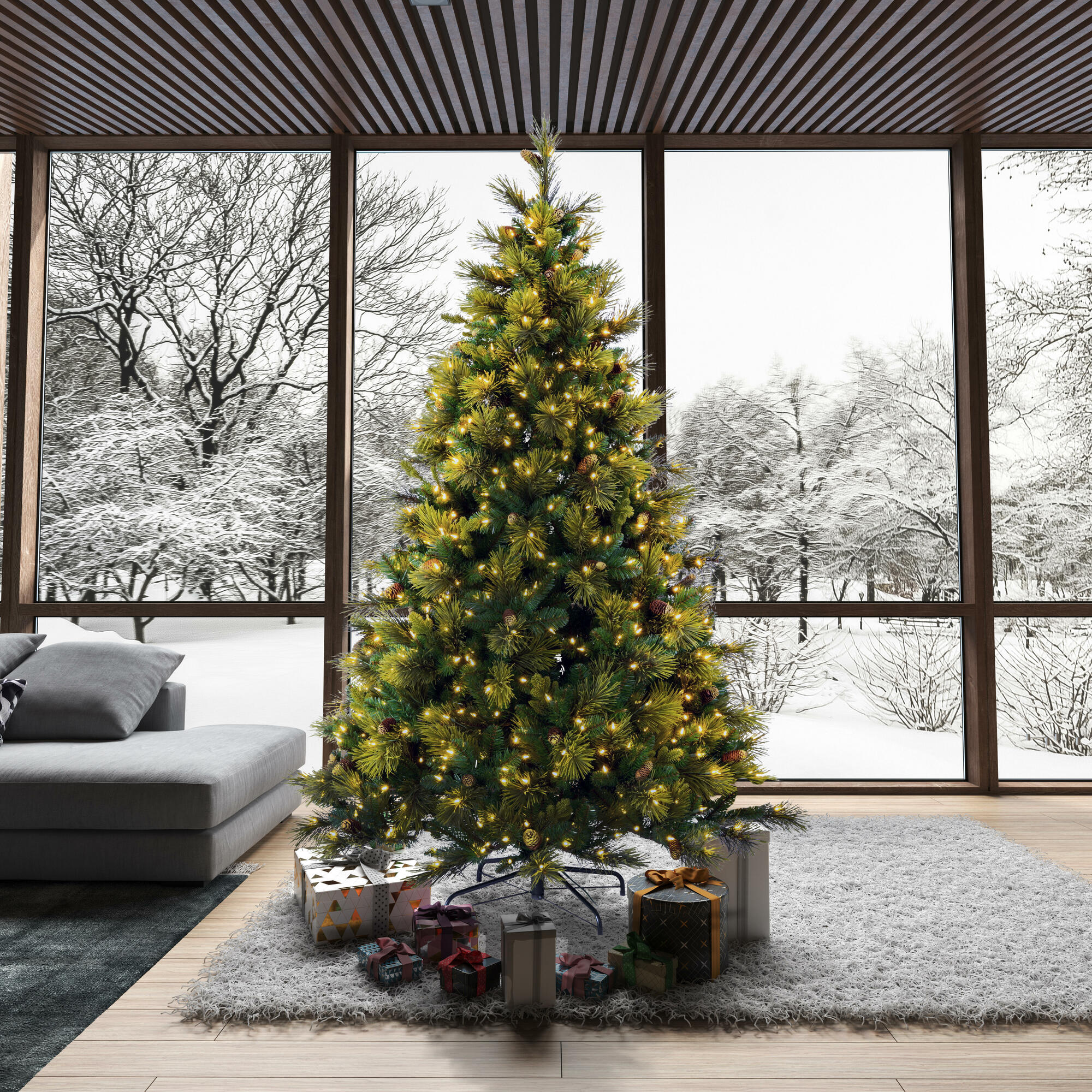 Vickerman DT210581LED Artificial-Christmas-Trees - View #8