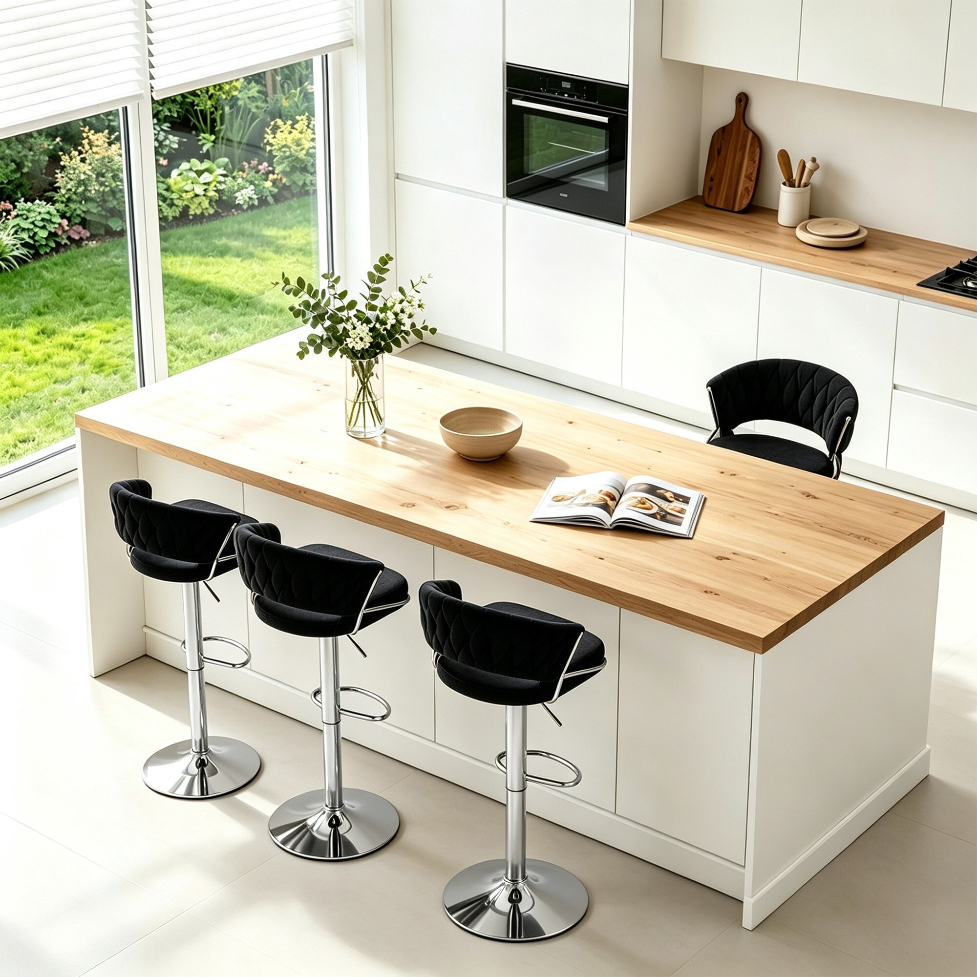 Dreamsidea LS-BA03-SI-2-BLA-4 stools - View #3