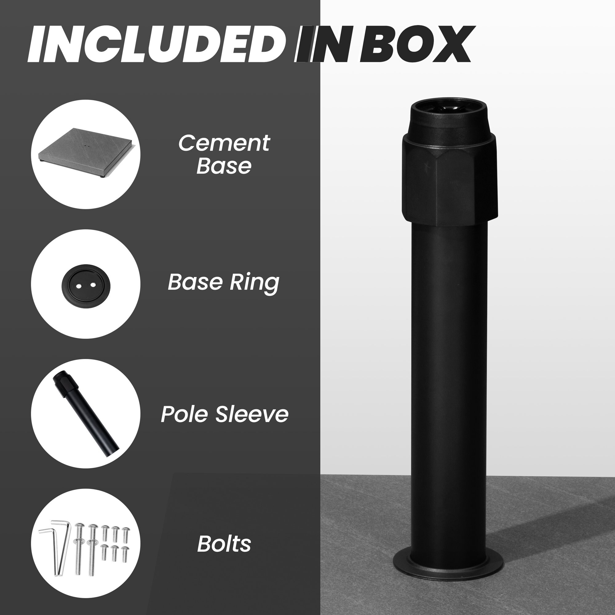 Crestlive Products CL-UB022GRY Umbrella-Bases - View #5