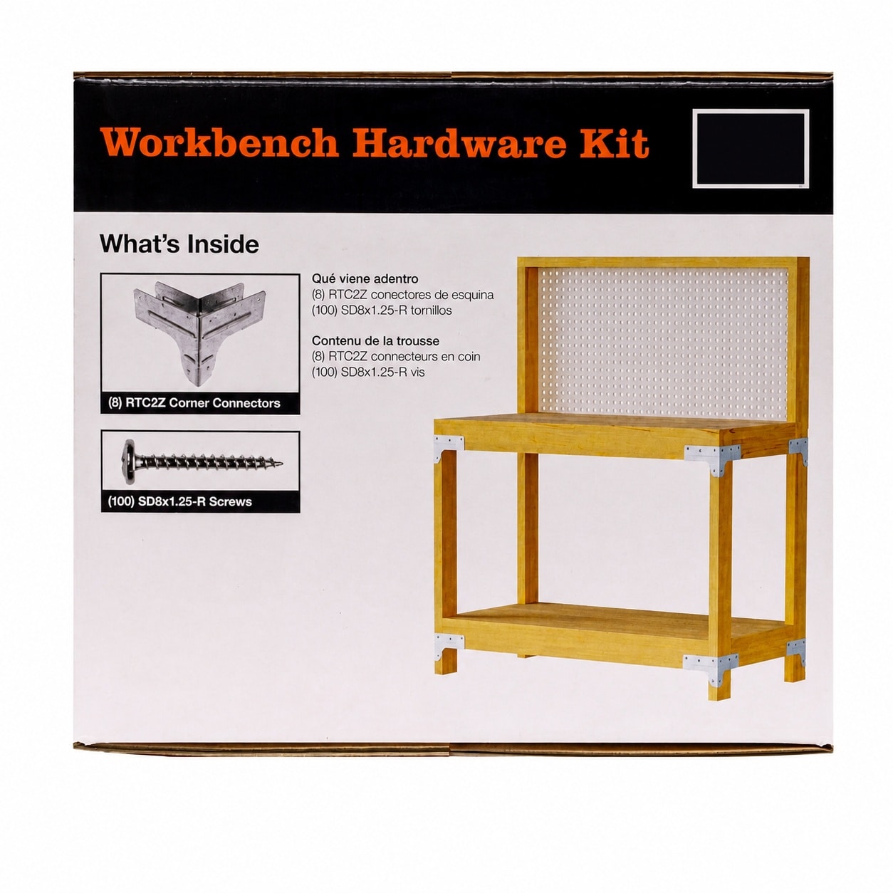 LAIFUCAM Workbench and Shelving Hardware Kit with Rigid Tie Corner ...