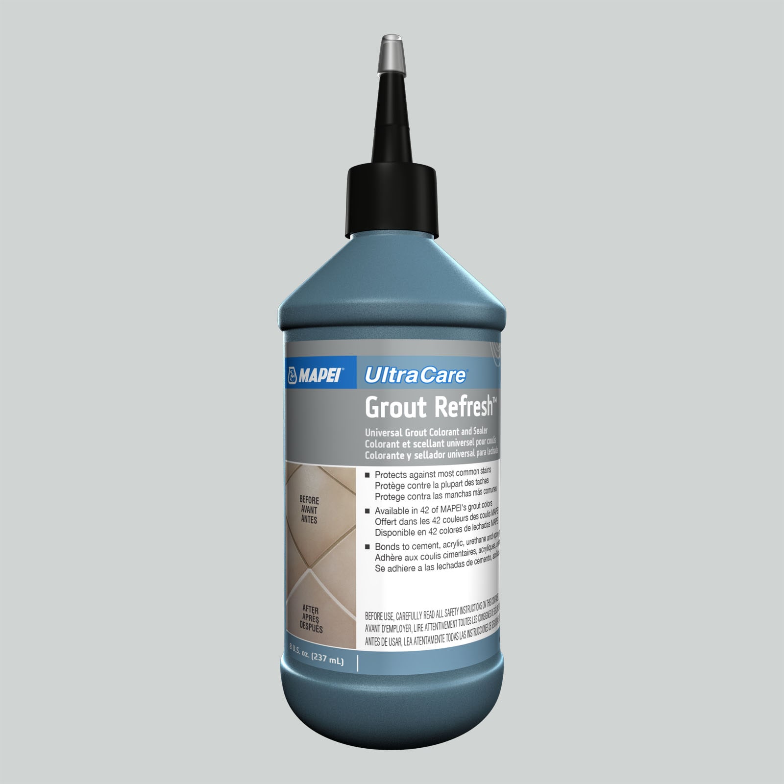 MAPEI 5LA522933 Grout Refresh 8 Fluid ounce(s) Sea Salt #5229 Ceramic/porcelain tile Grout sealer