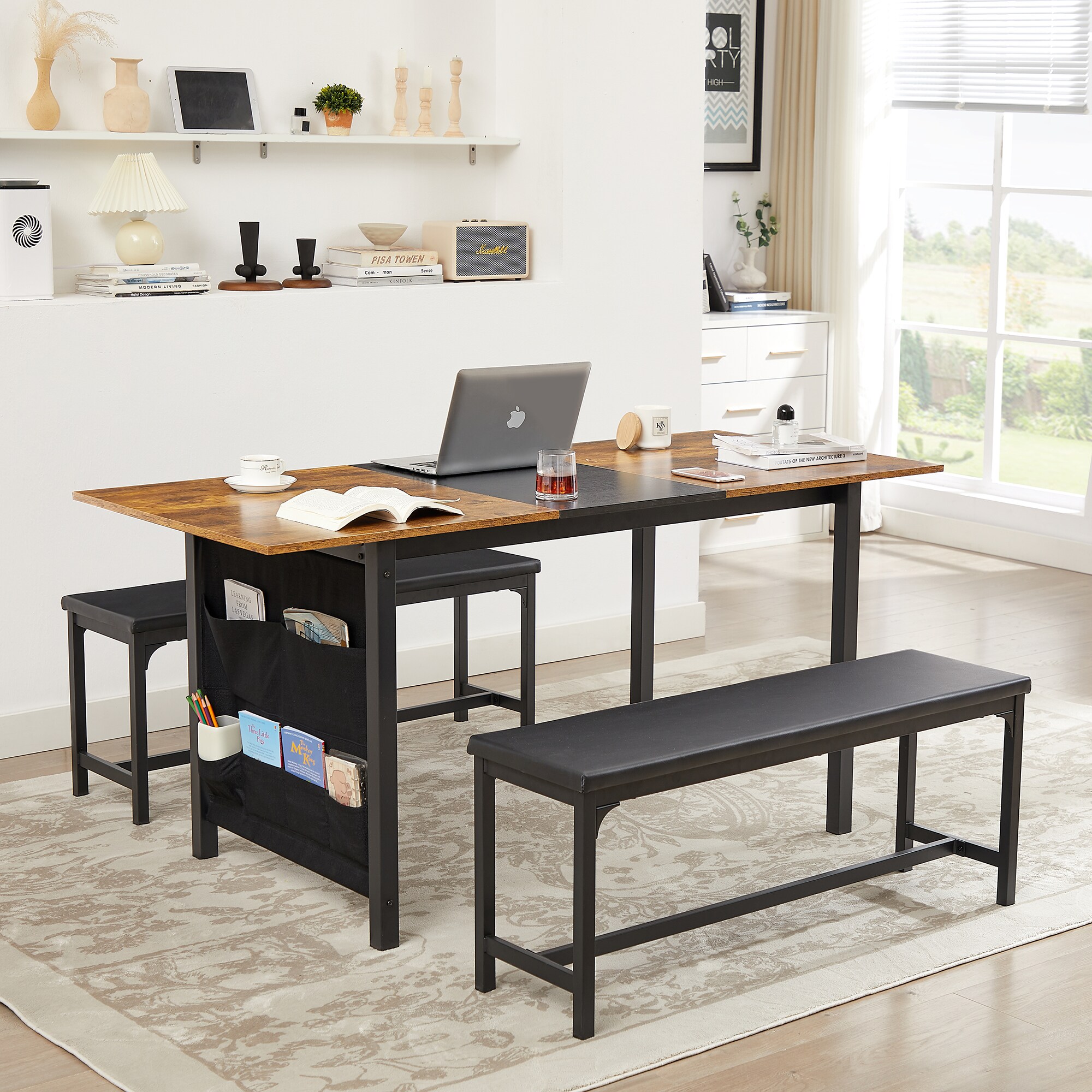 Vecelo LOE-TC17-BRN Dining-Sets - View #9