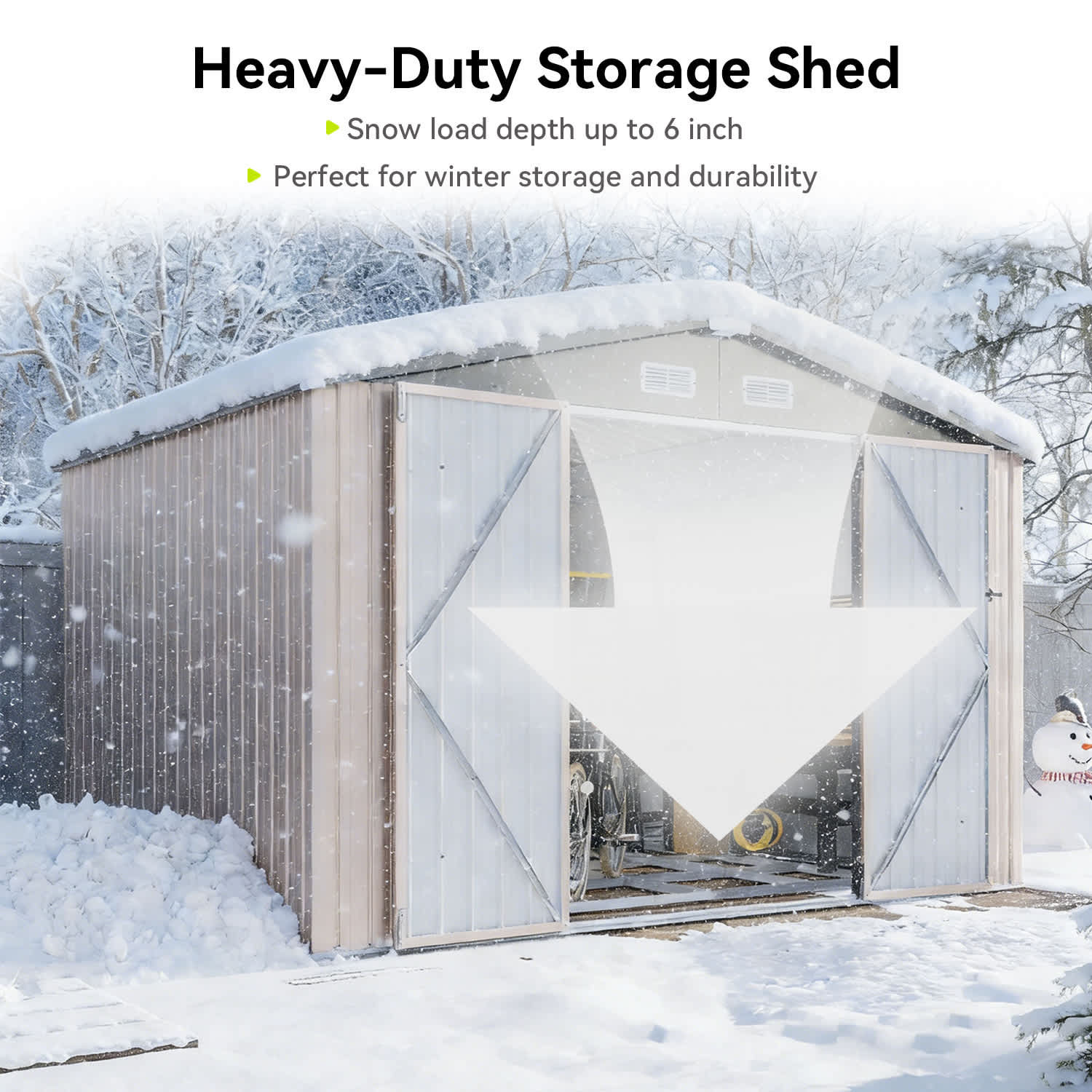 Sunmthink LS-ST-G37038-1008BR Metal-Storage-Buildings-Sheds - View #8