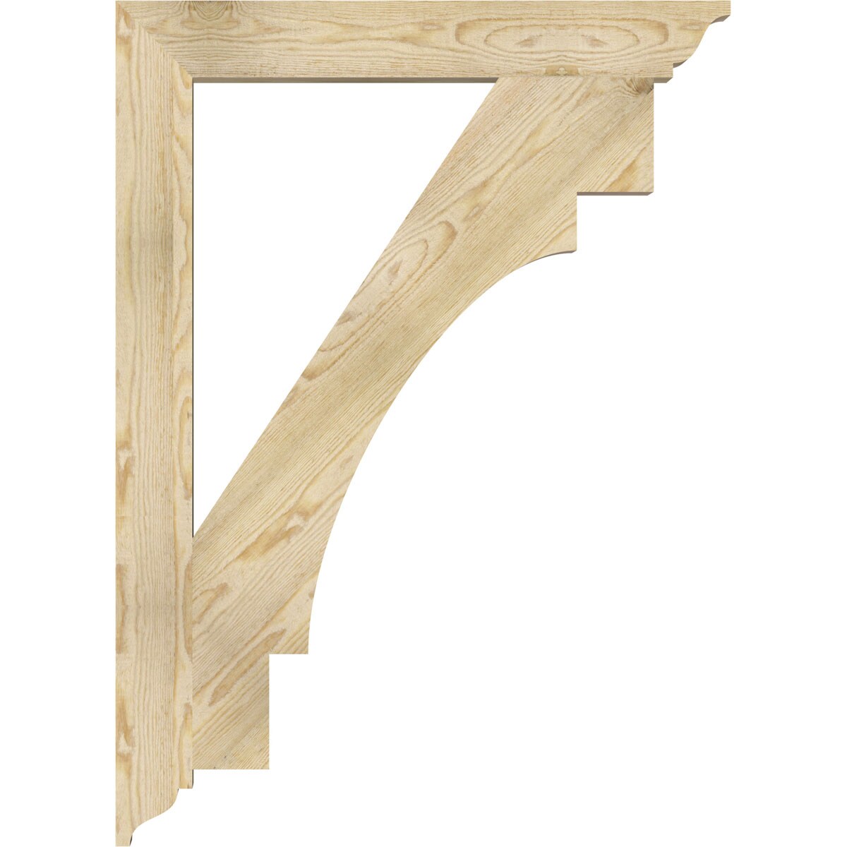 Ekena Millwork BKT04X32X44MRC01RDF Exterior-Brackets-Braces - View #3