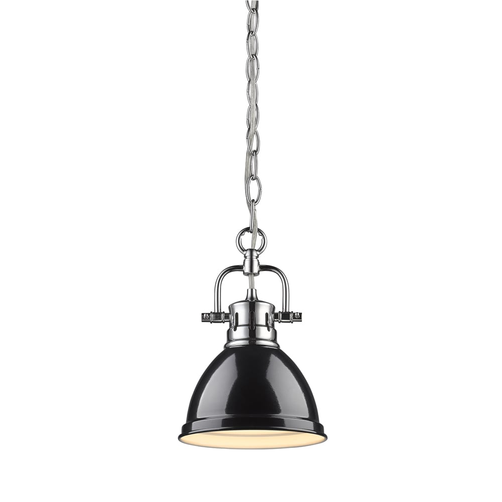 Golden Lighting 3602-M1L CH-BK Pendant-Lights - View #2