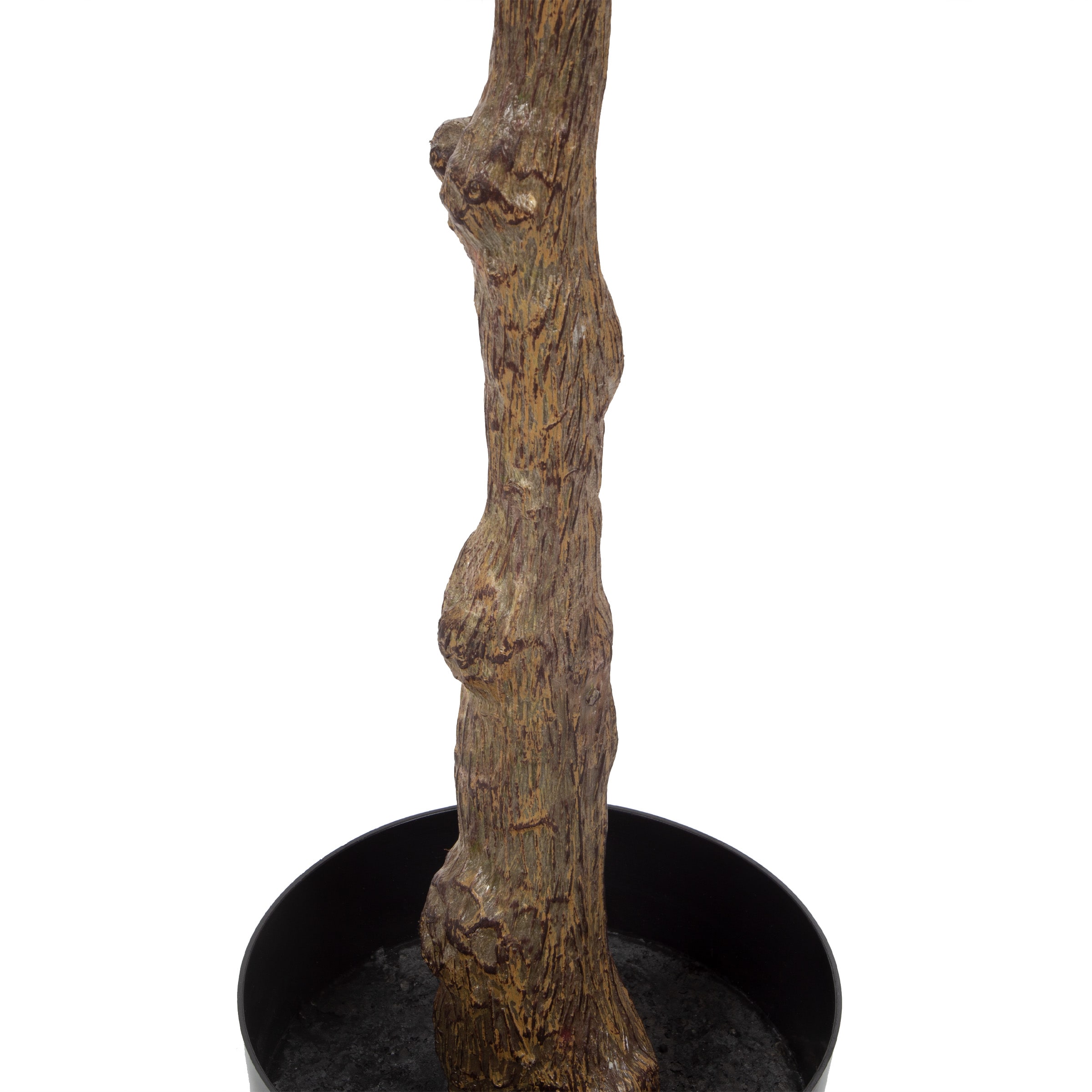 Lush Green 51" Artificial Rubber Plant in Durable Pot