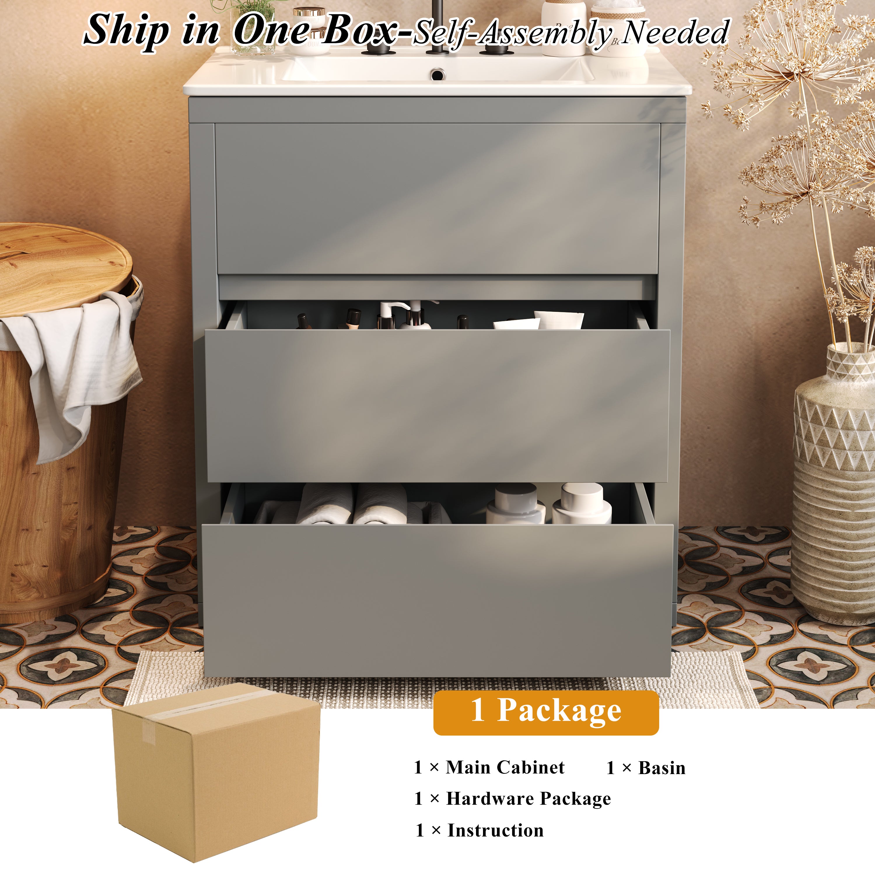 Boyel Living BL-NE-0549G Bath-Vanity-Combo - View #4