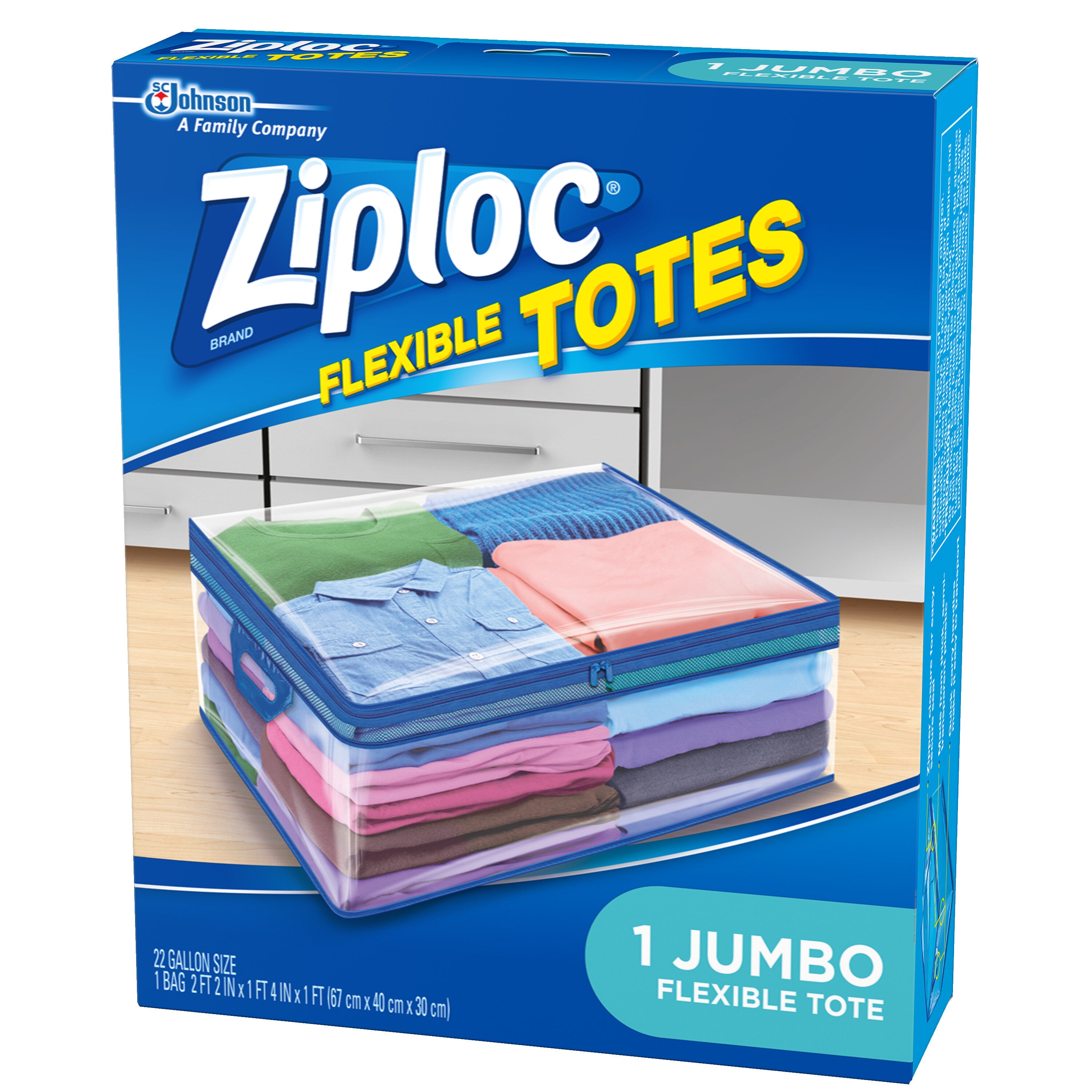 Ziploc Flex Totes 1-Count 22-Gallon (s) Storage Bags in the