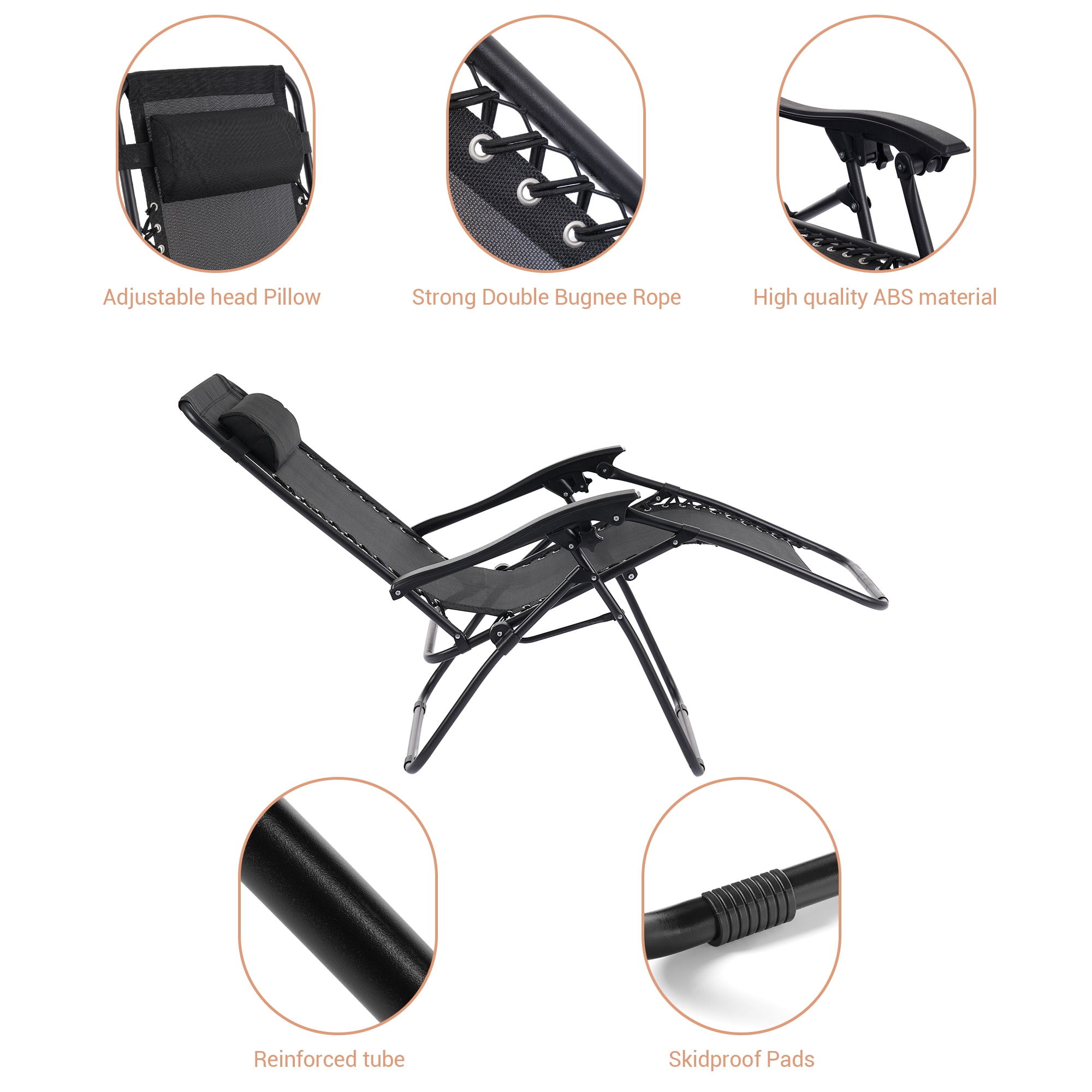 ACEGOSES LW-LF002BK Patio-Chairs - View #3