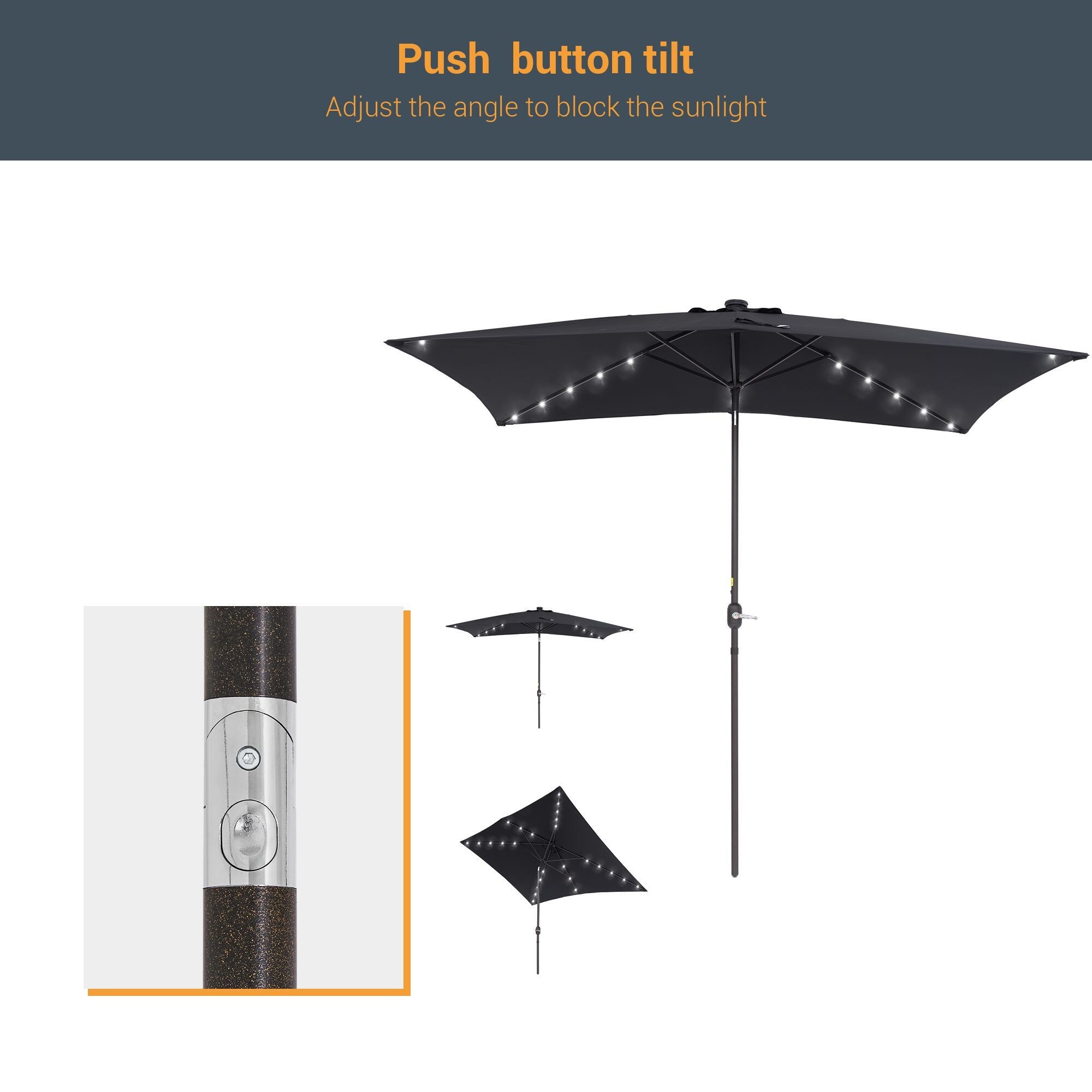 Sonkuki SD-127B-LED Umbrellas-2 - View #8