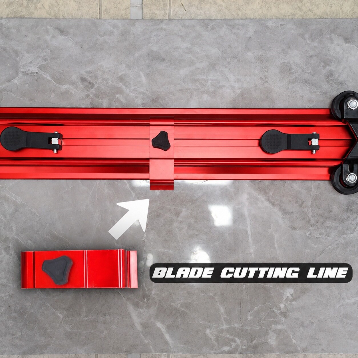 DYRCJ Manual Tile Cutter for Large Format Ceramic Porcelain Tiles Dual ...