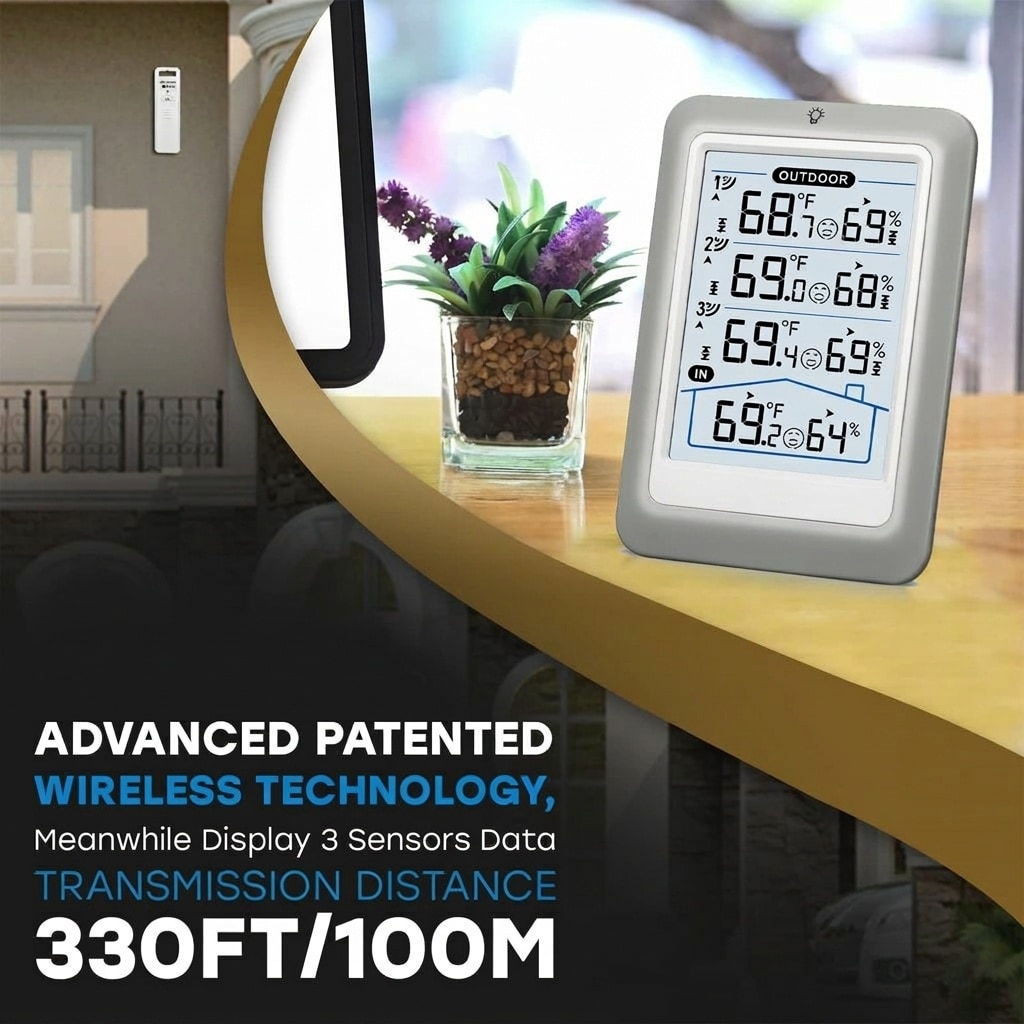 Adrinfly L05AD10045 Digital-Weather-Stations - View #3