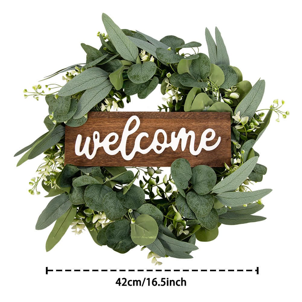 Qeetex JXNAG-FQZOL-UFL1CTUH Artificial-Thanksgiving-Wreaths - View #3